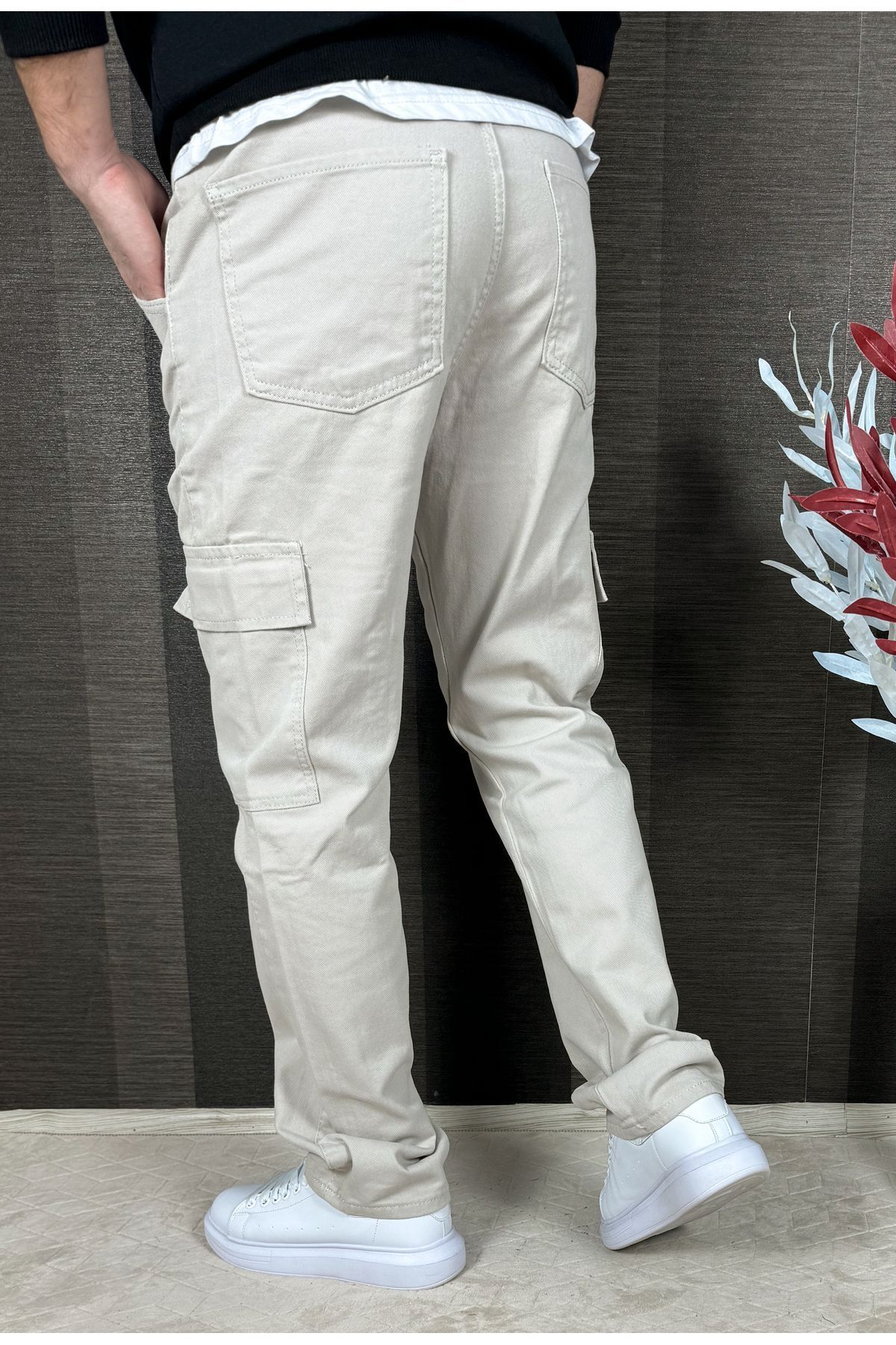 Pj mark skinny fit cargo pants online