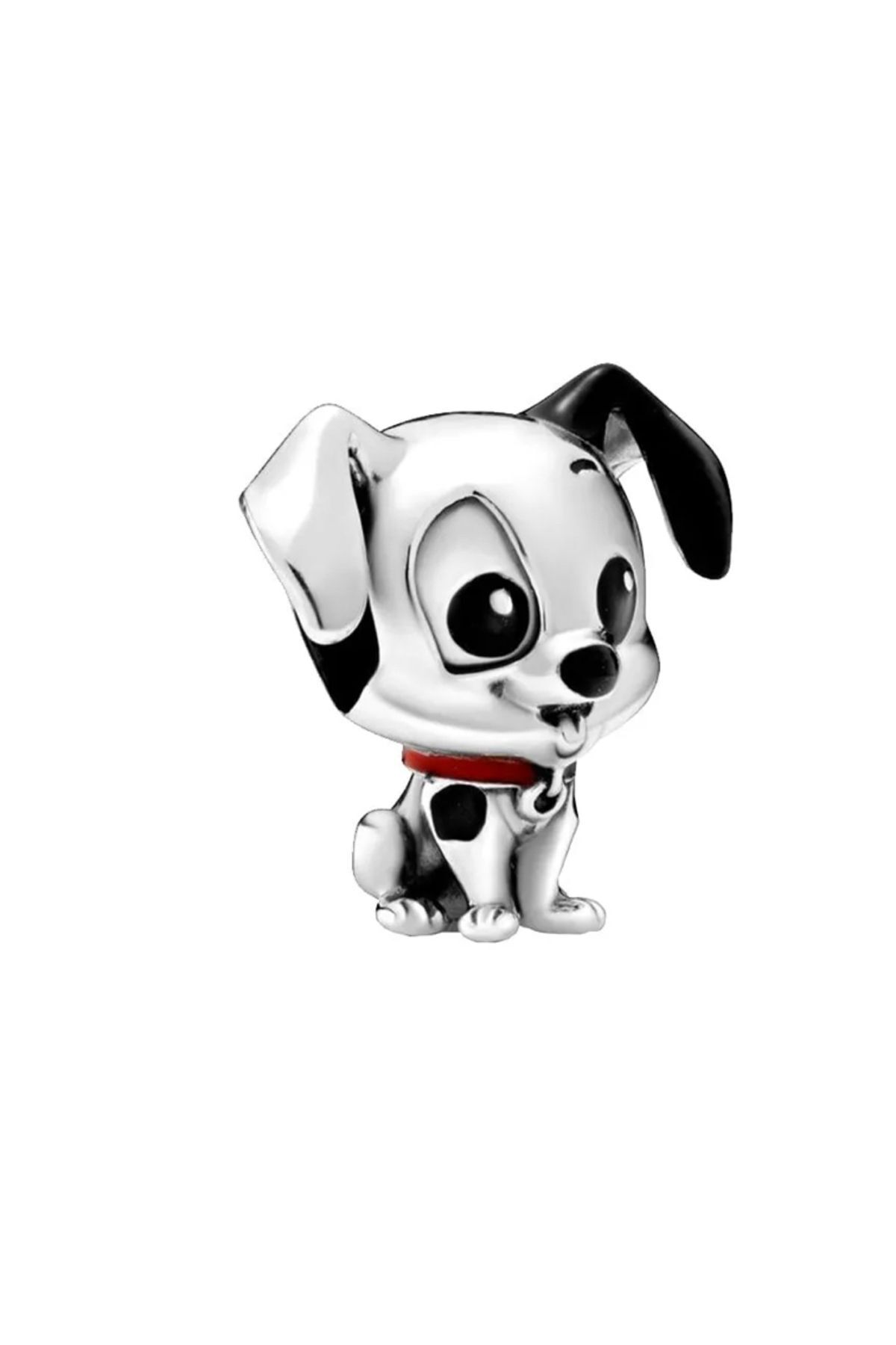 asaf Dalmaçyalı köpek charm (patch) | gümüş kaplama