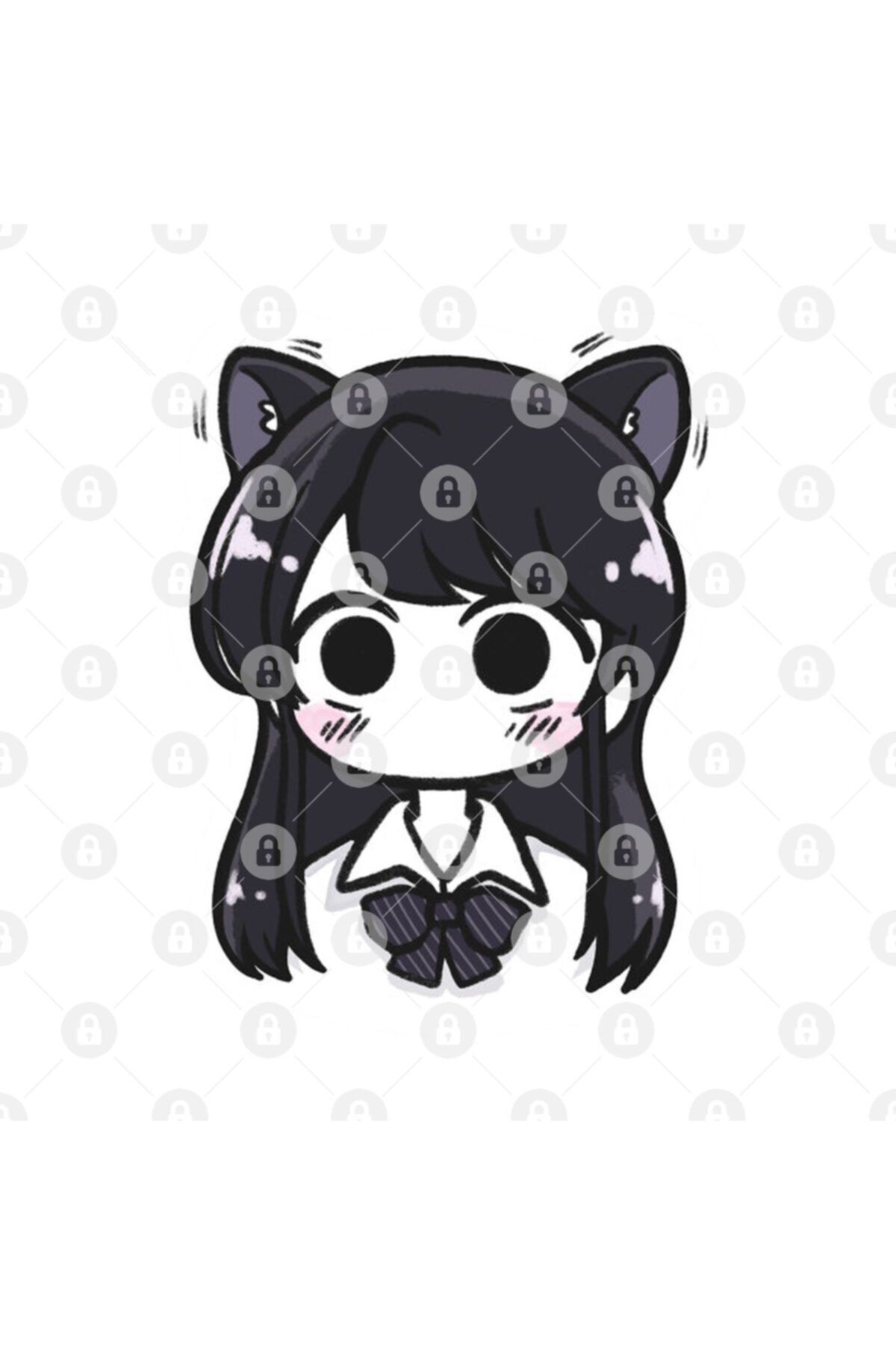 TatFast-Komi Can't Communicate Komi Cat Komi San Manga Blush Mug 2