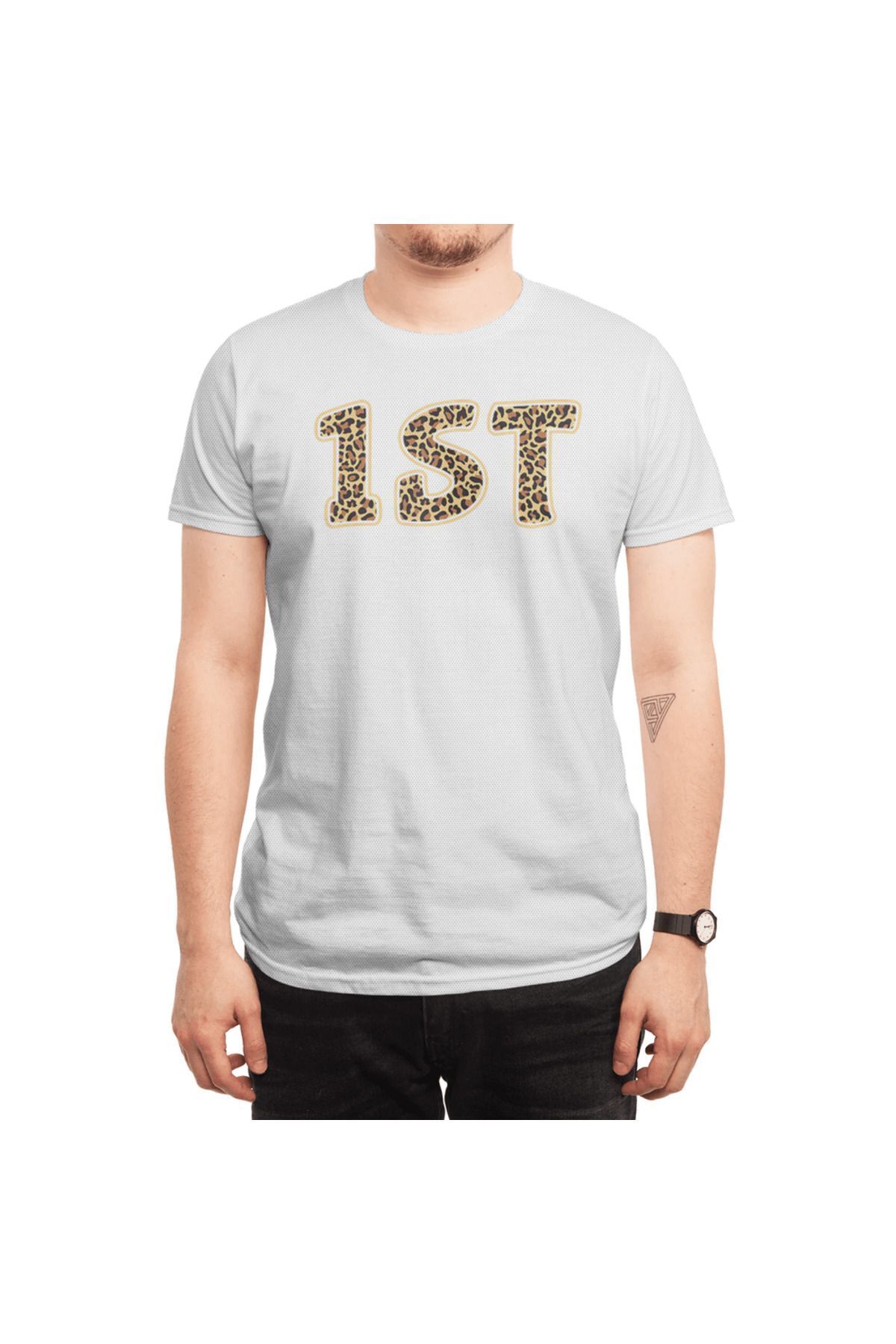 Fizello-1. Μπλουζάκι δώρου Class Leopard Pattern - Unisex Λευκό 6