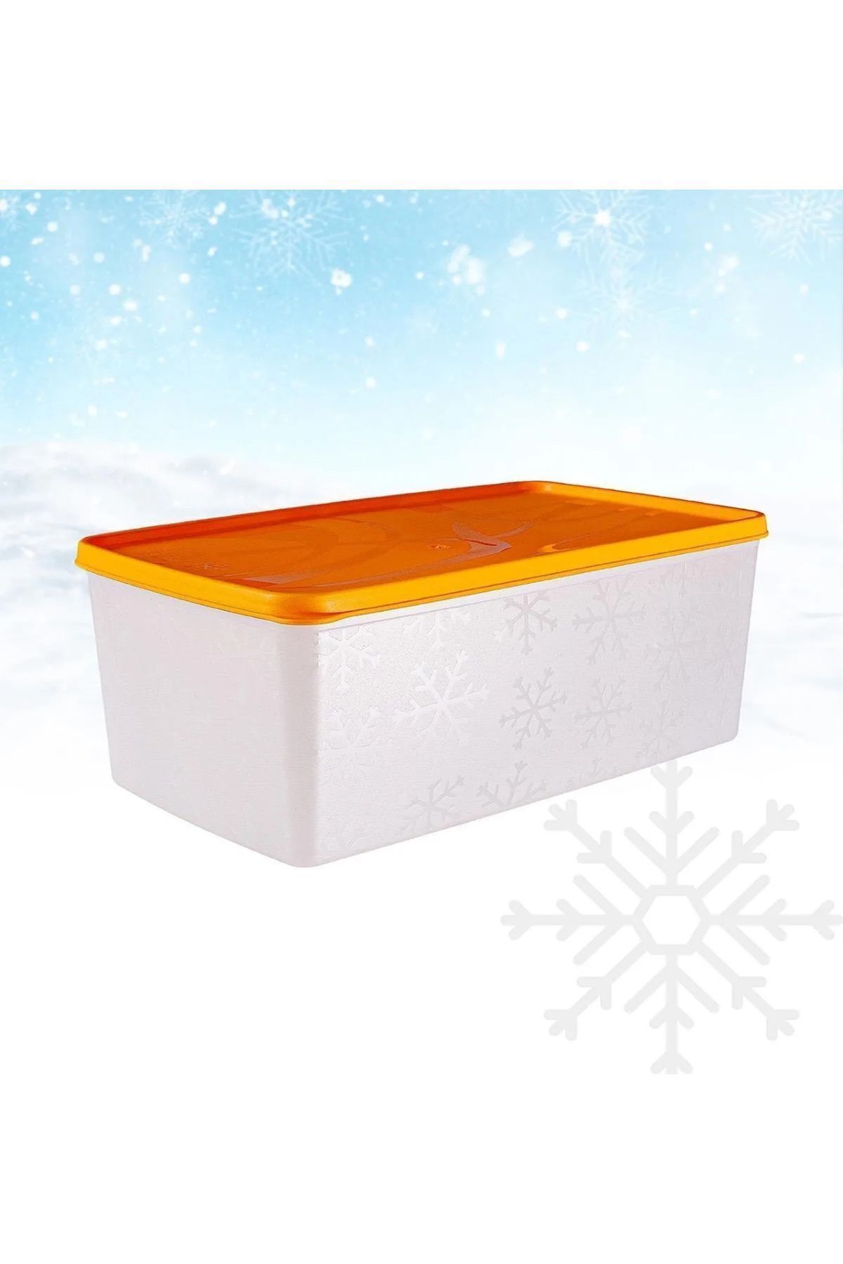 Hane216-2 Pieces 3.50 Lt No Frost Storage Container, Freezer Food Container -20 Degrees 3