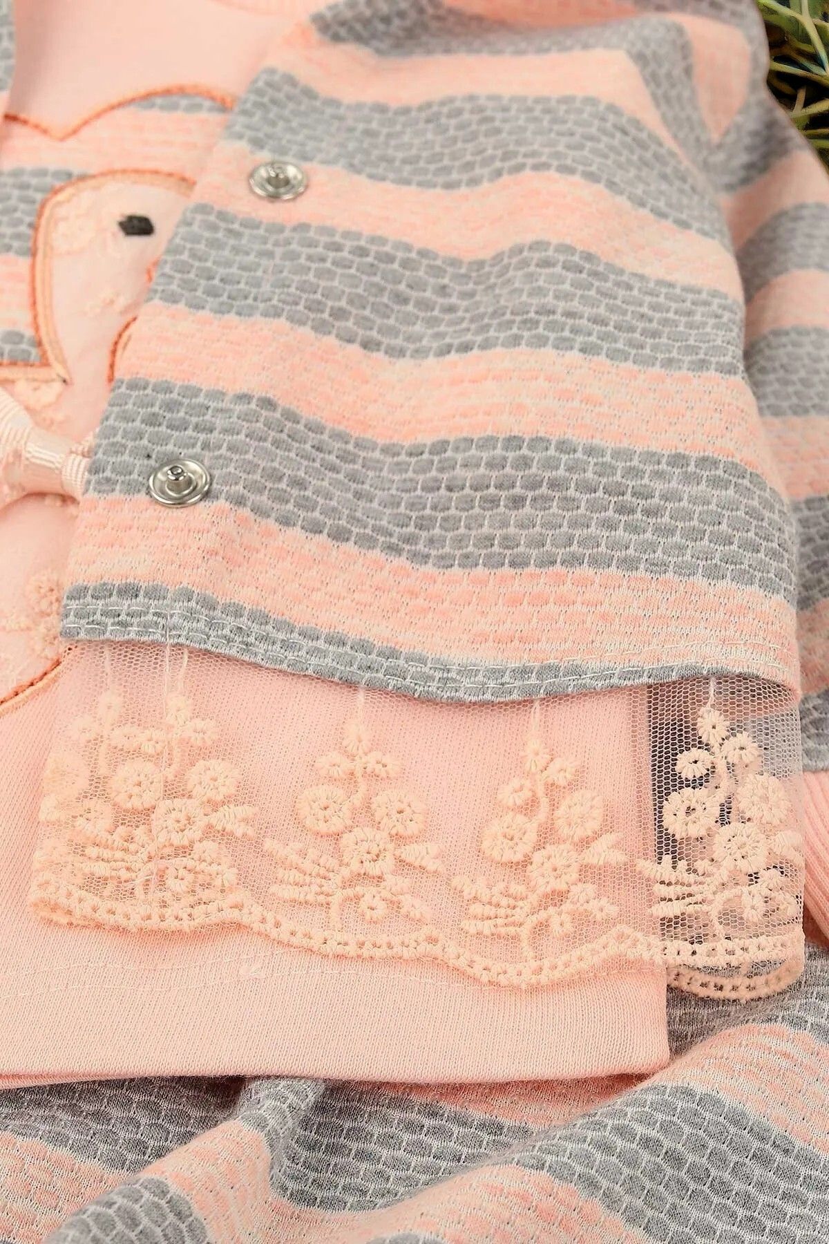ست نوزادی دخترانه صورتی voyyo kids baby | R293 اورجینال - تصویر 4