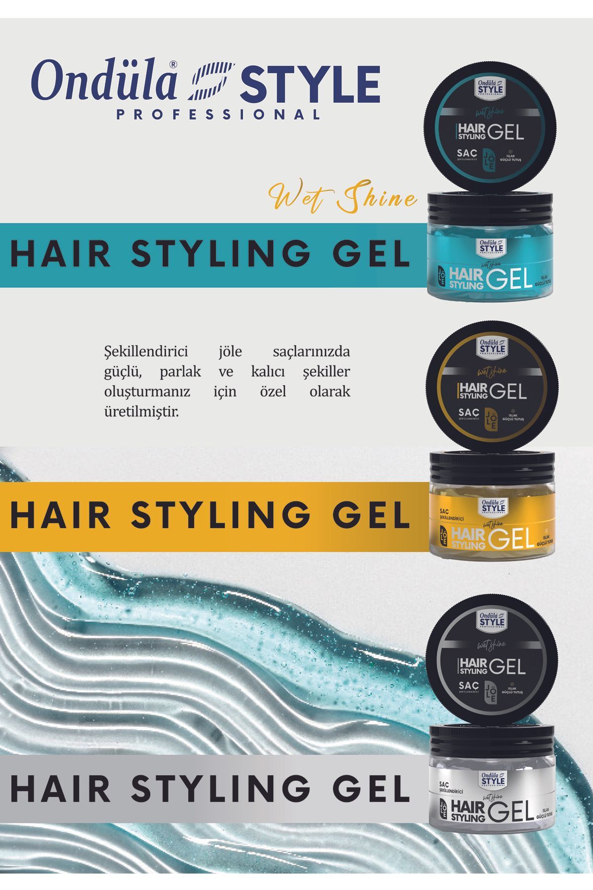 ژل مو   Ondüla Style | JLGEL300ML اورجینال - تصویر 2