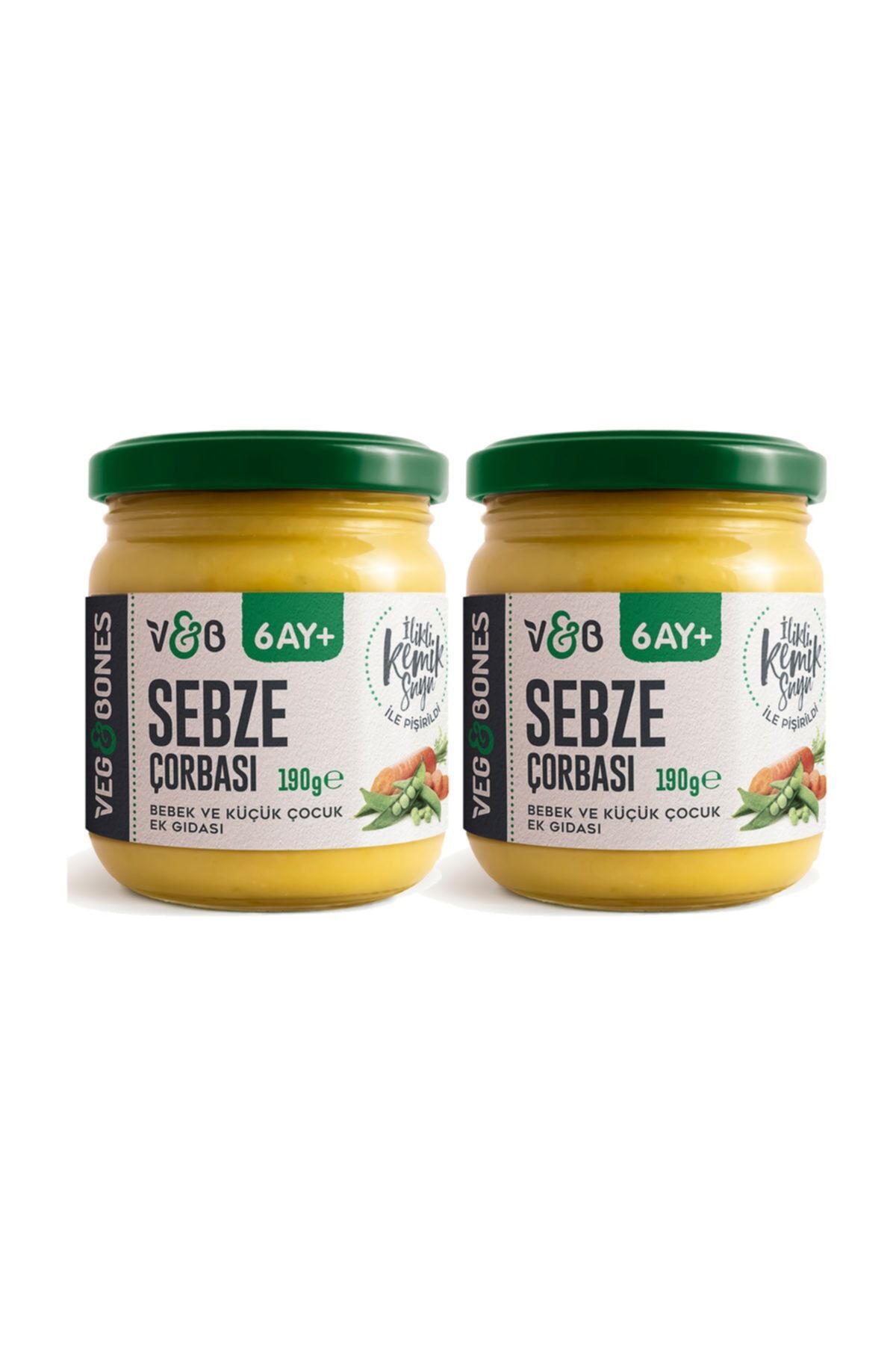 Veg&Bones Sebze Çorbası 190 Gr 2'li Paket