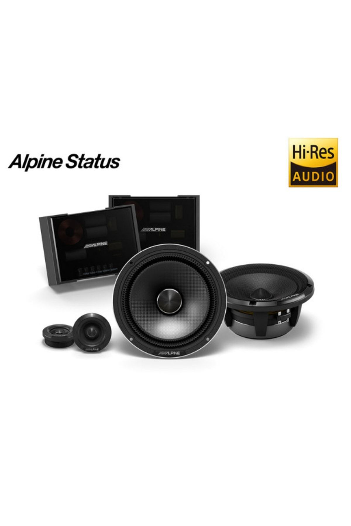 Alpine Hdz-65cs Status Yüksek Çözünürlüklü Slim Fit Komponent