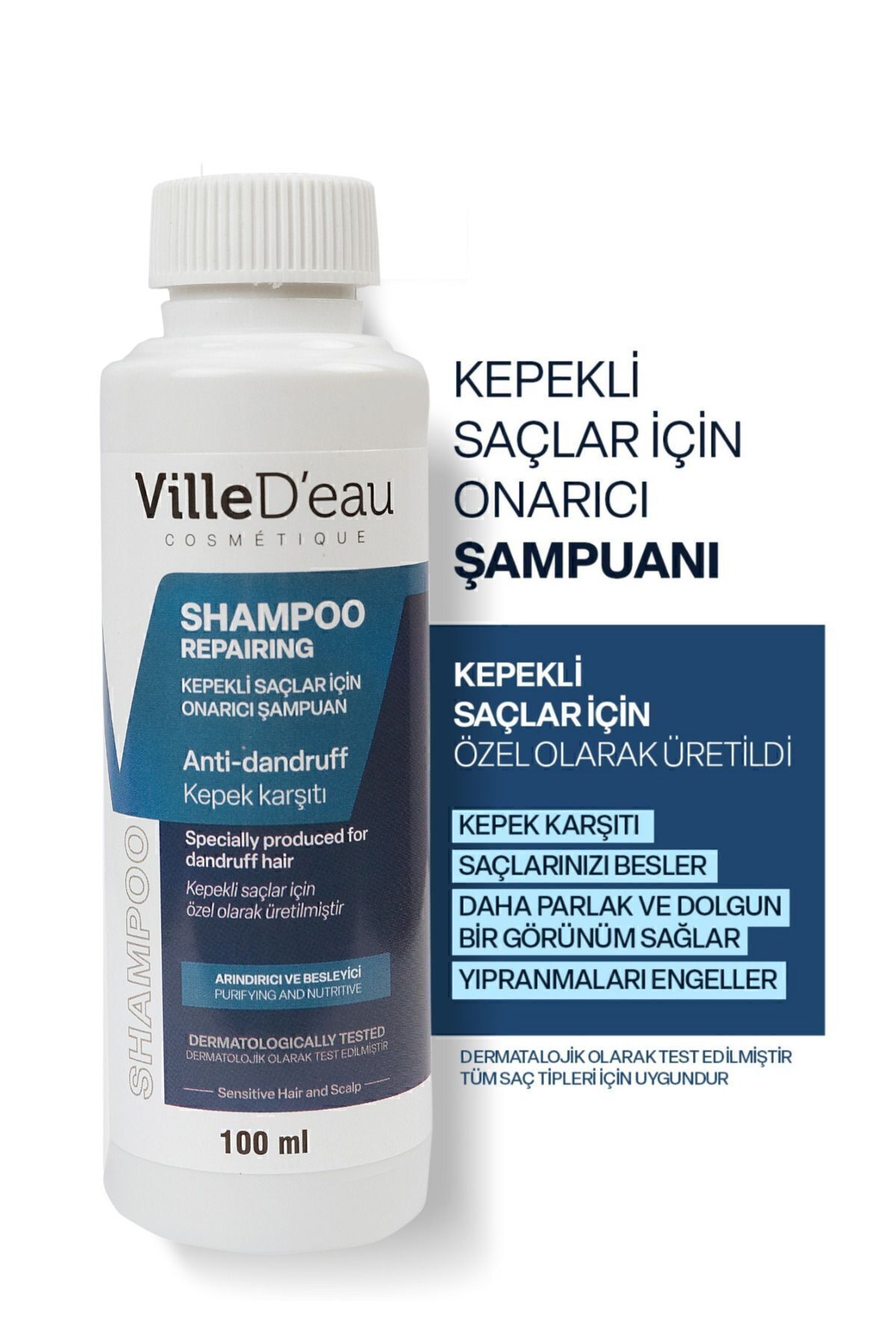 villedeau kepek et shampoing 100 ml