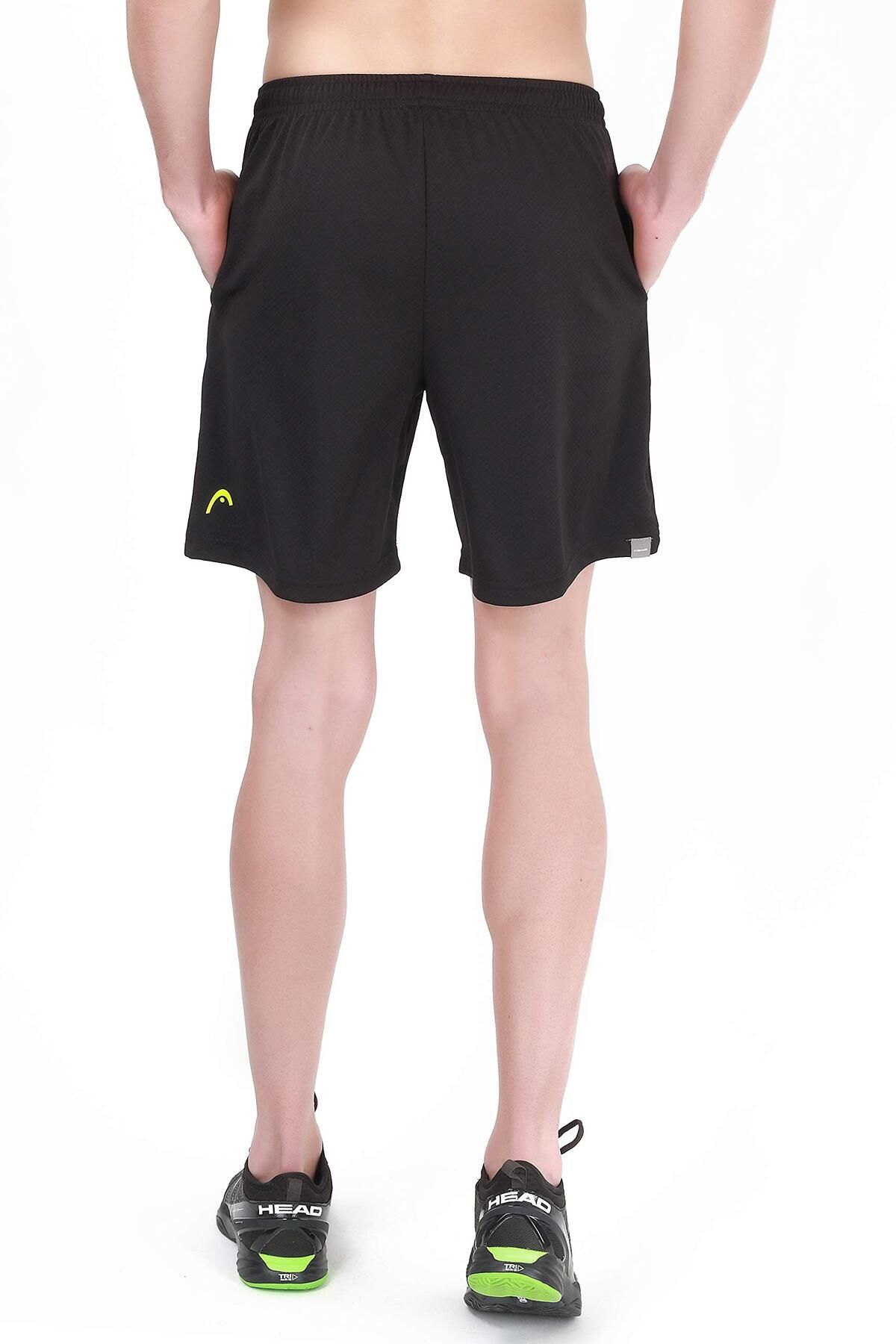 Head-HBS-1092 Badminton Shorts | Black,Medium | Polyester |Side Slip Pockets | Flexible & Comfort 2