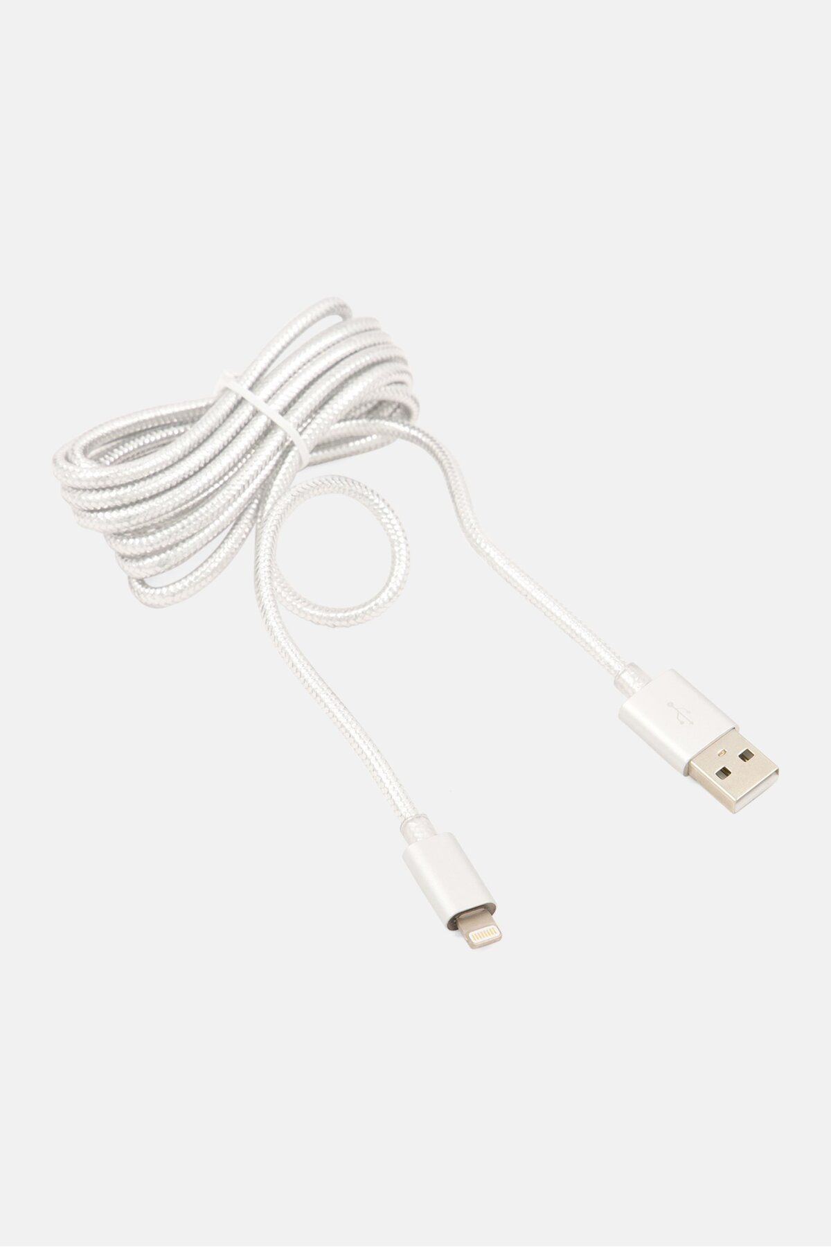 iWorld-6 Feet USB Lightning Cable, Silver 2