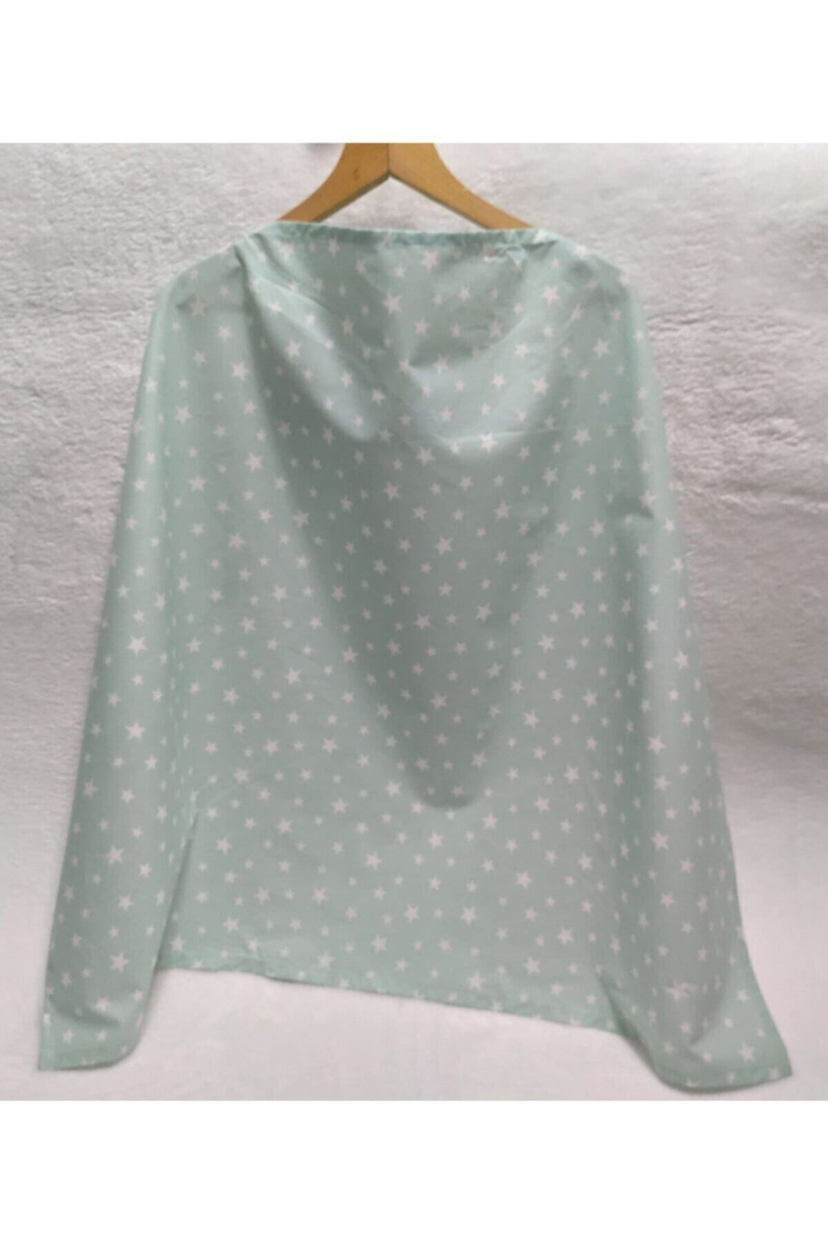 BeybiNest Balenli Emzirme Önlüğü 100x80 Cm Ayarlanabilir Boy Mint Yeşil fotoğrafı 2 (önizleme)