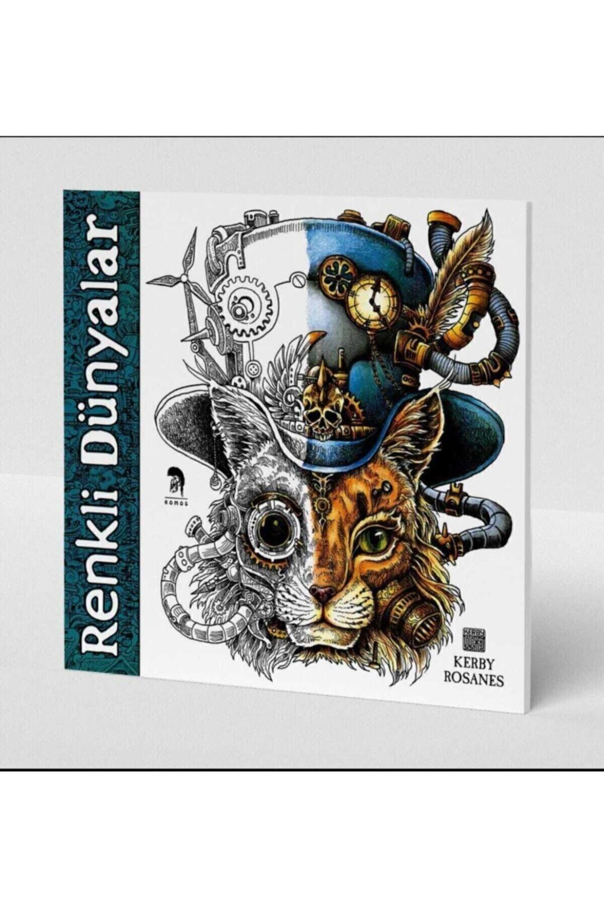 Romos Yayınları Renkli Dünyalar Yetişkinler Için Boyama Kitabı