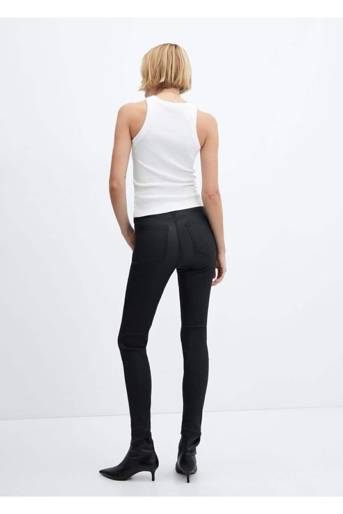 Mumlu Yüksek Belli Skinny Jean