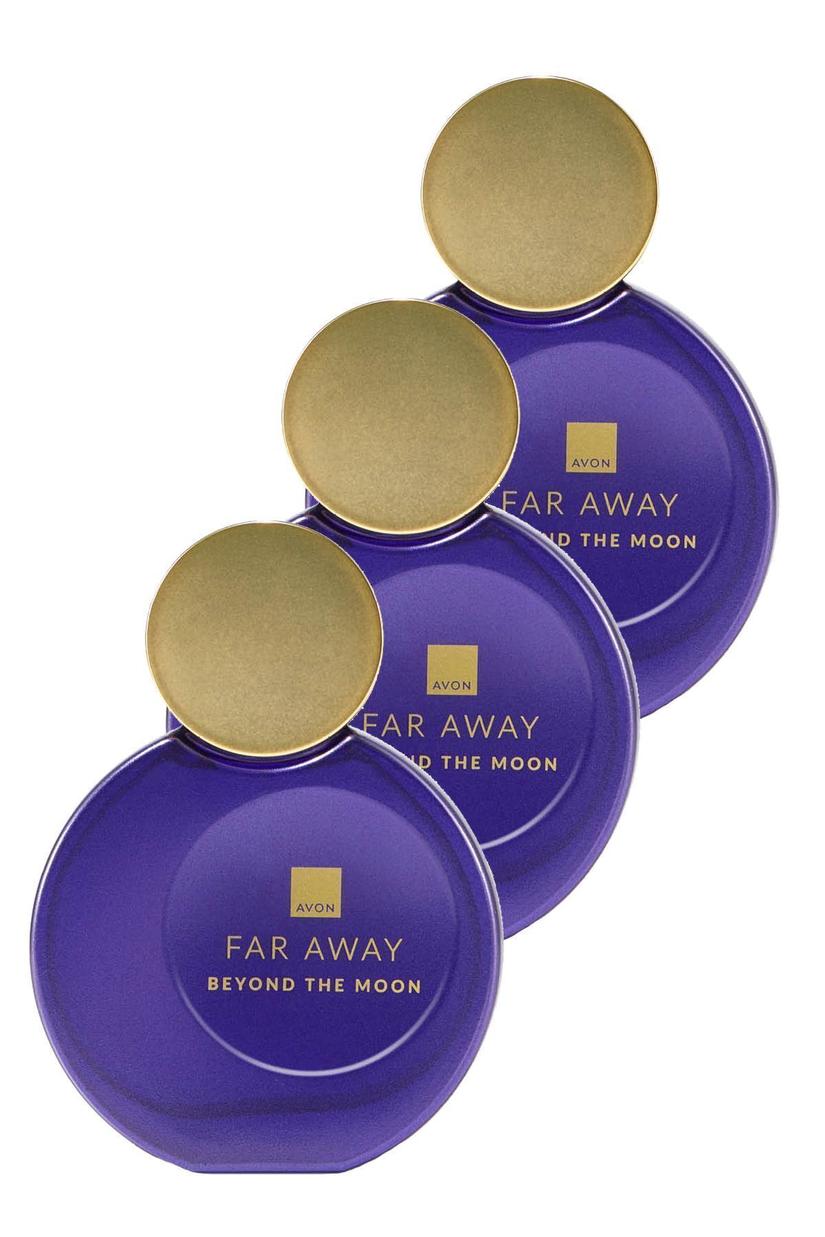 عطر زنانه Far Away Beyond The Moon Edp 50 ml. مجموعه سه تایی Avon