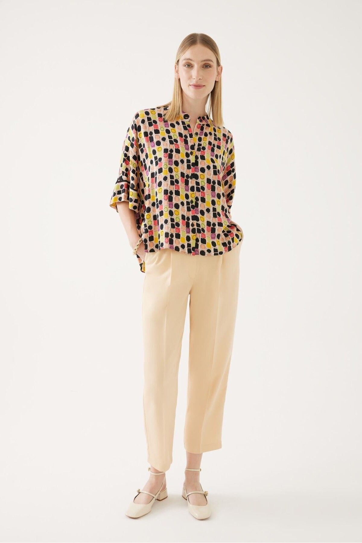 Exquise-Colorful and Polka Dot Shirt Design 3