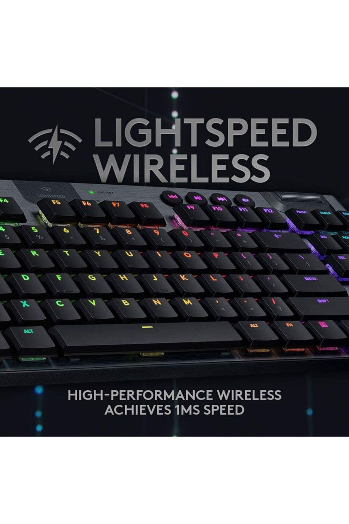 logitech-G915 TKL Tenkeyless Lightspeed Wireless RGB Mechanical Gaming Keyboard 2