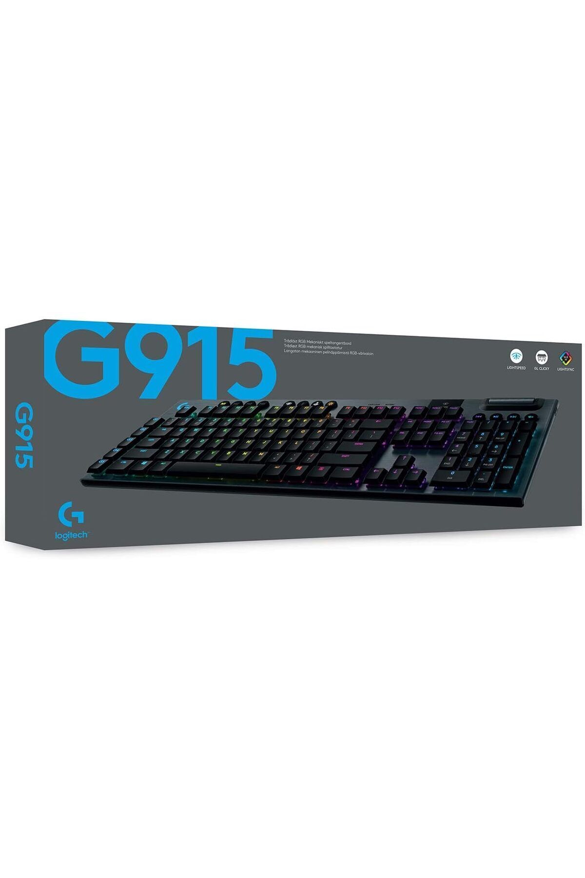logitech-G915 Wireless Clicky RGB Mechanical Gaming Keyboard 8