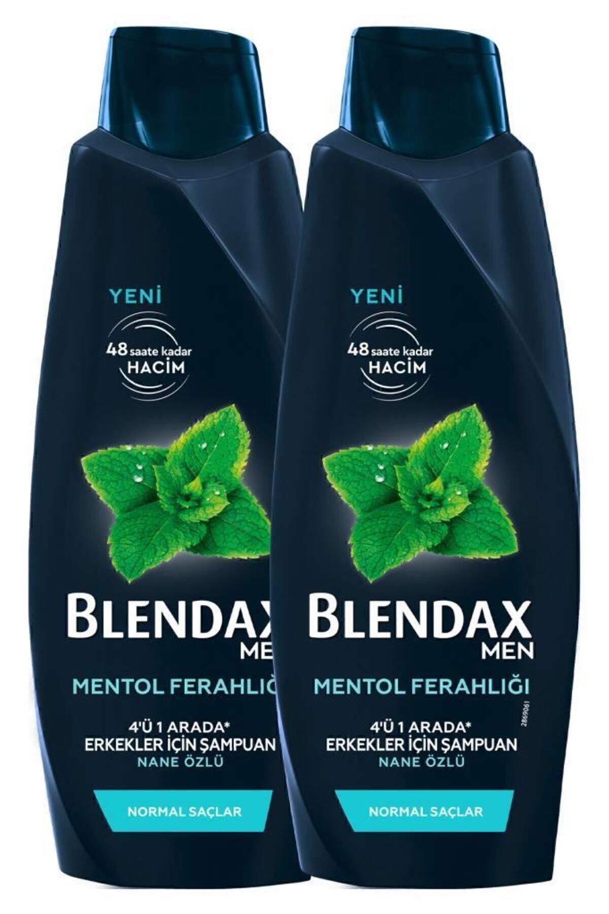 Blendax-500 Ml Menthol Shampoo for Men - X 2 Pieces 2
