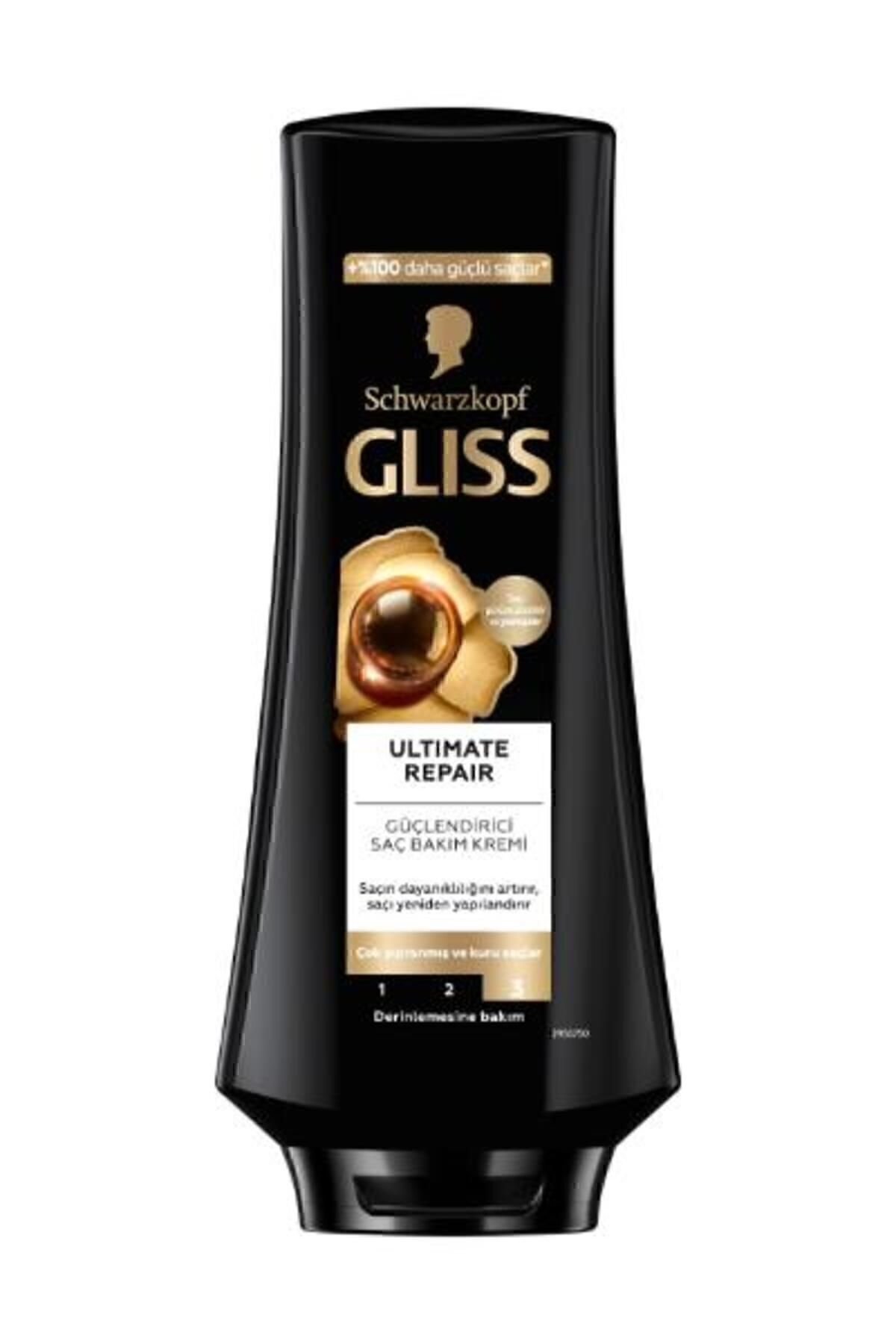 Gliss-Ultimate Repair Shampoo 400ml + Conditioner 360ml 6