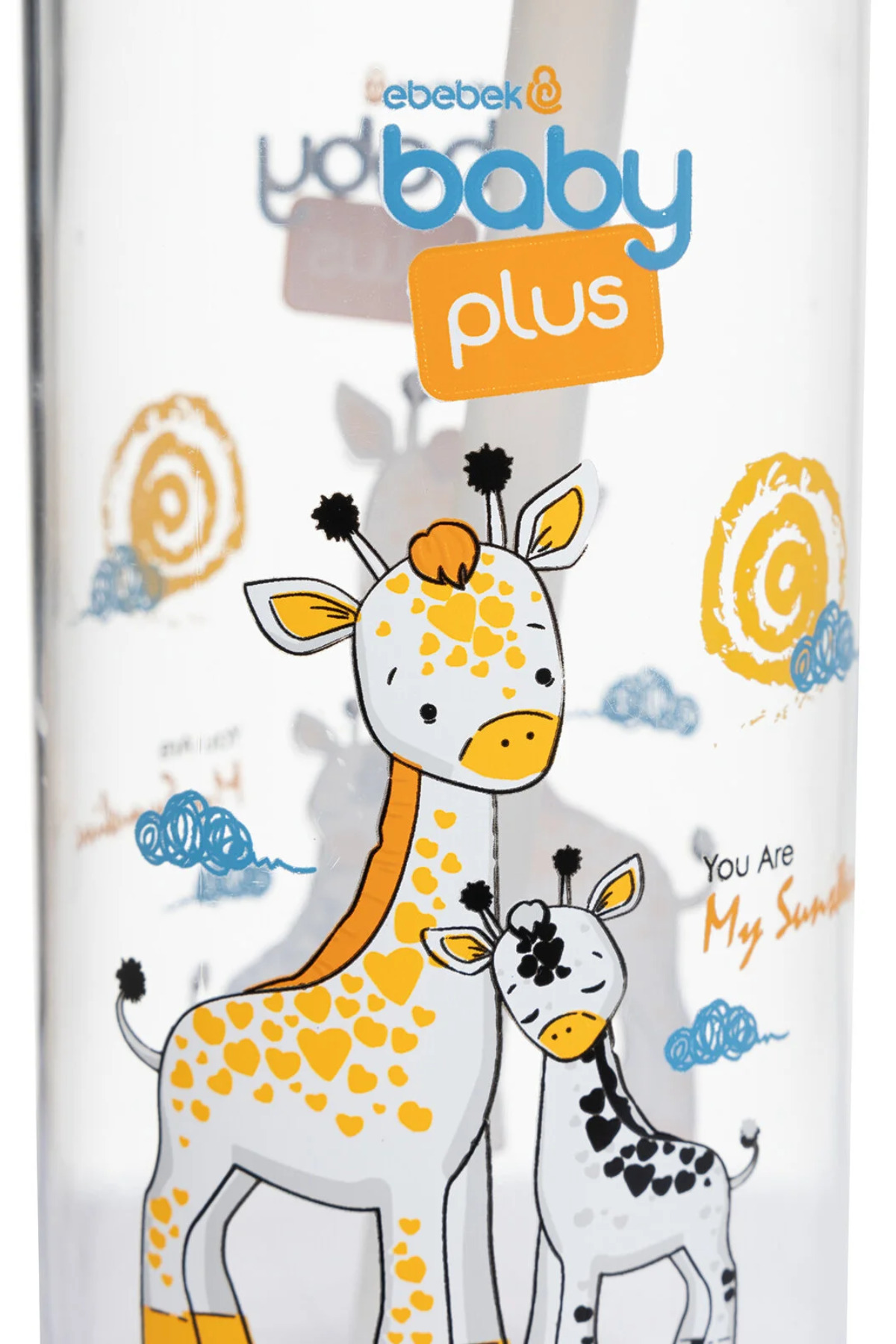 Baby Plus Desenli Pipetli Tritan Bebek Su Matarası 500 ml - Sert Silikon Uçlu Matara fotoğrafı 7 (önizleme)