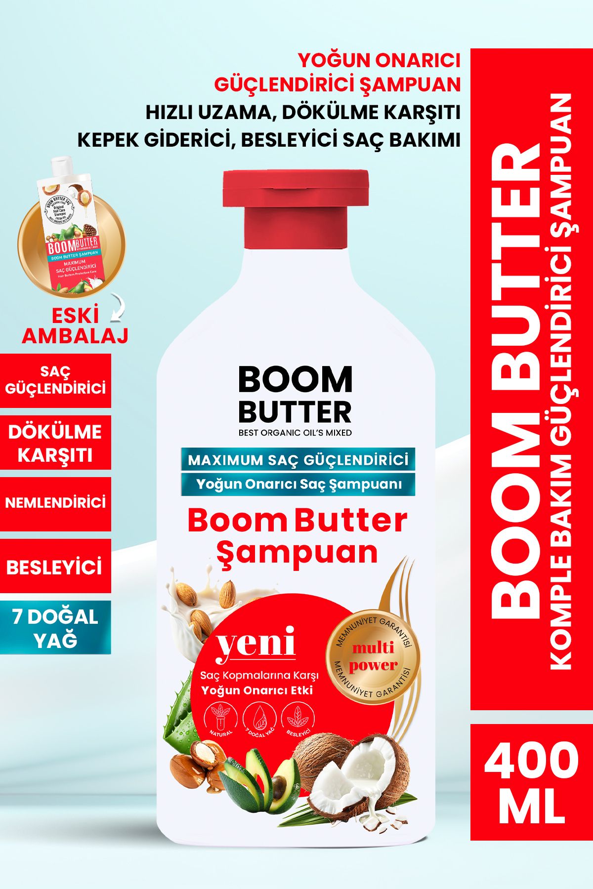 7 lembout de lhuile et le shampooing rapide 400 ml
