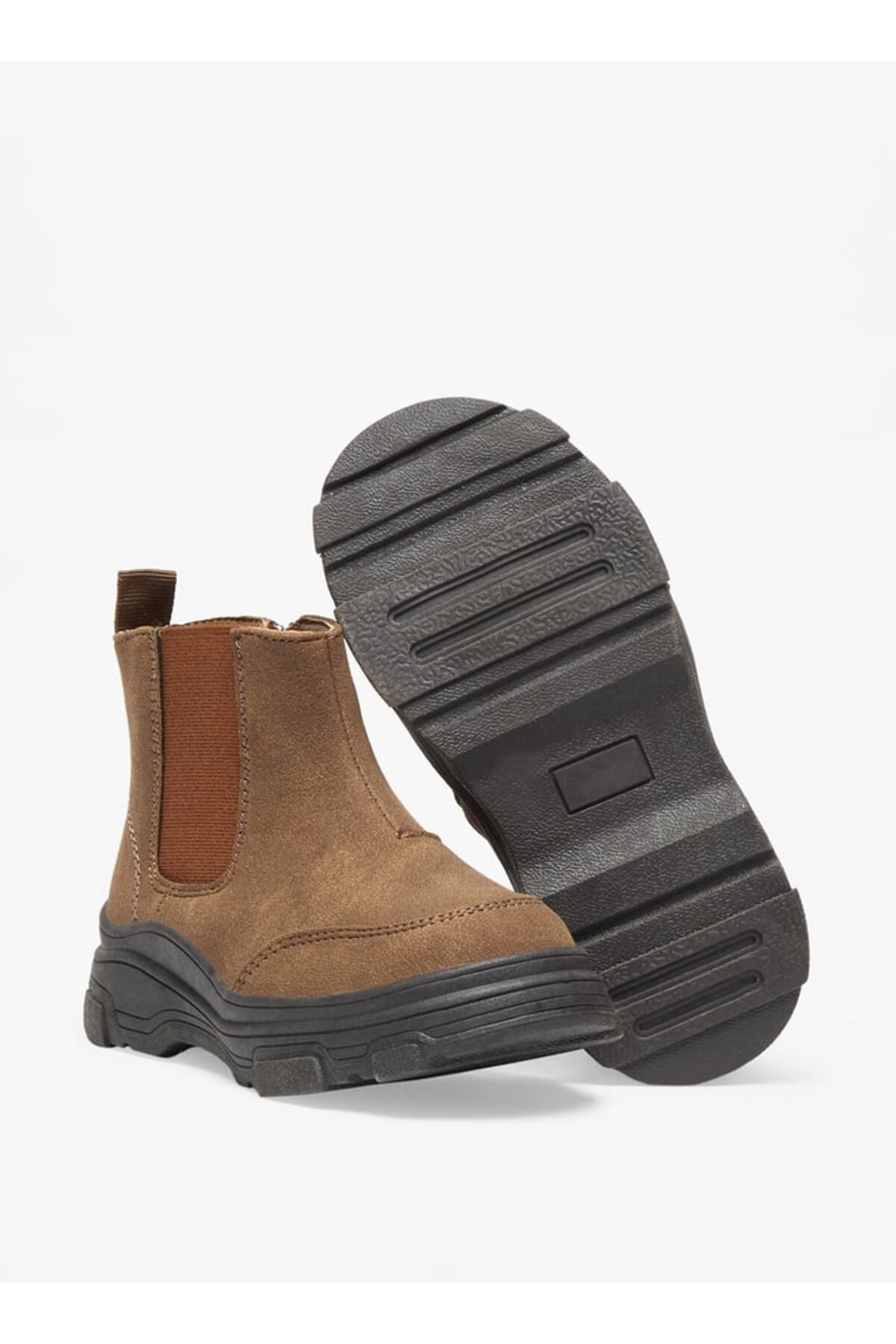 LBL by Shoexpress-Solid High Cut Boots with Zip Closure 4