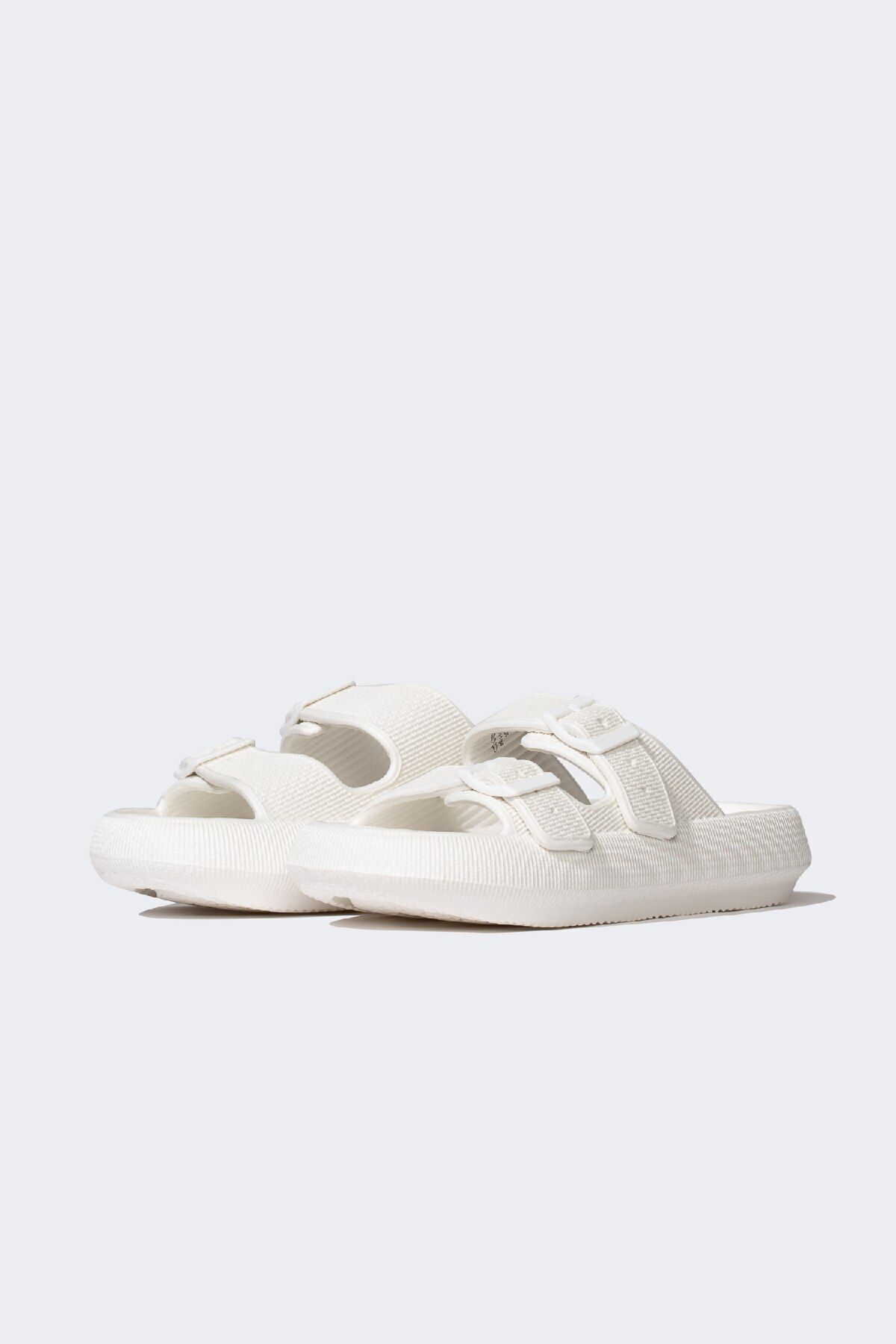 DeFacto-Eva-Hausschuhe für Damen mit hoher Sohle und Doppelriemen - B8317AX24SM 1