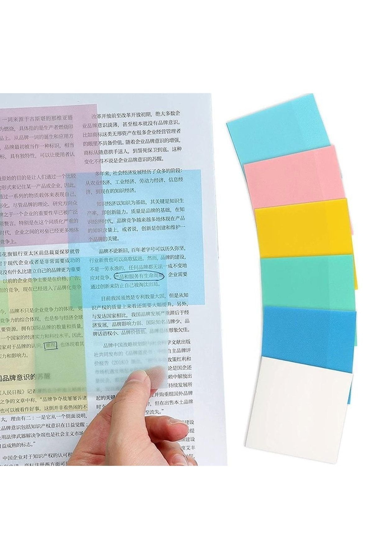 Magic-Albastru post-it transparent 2