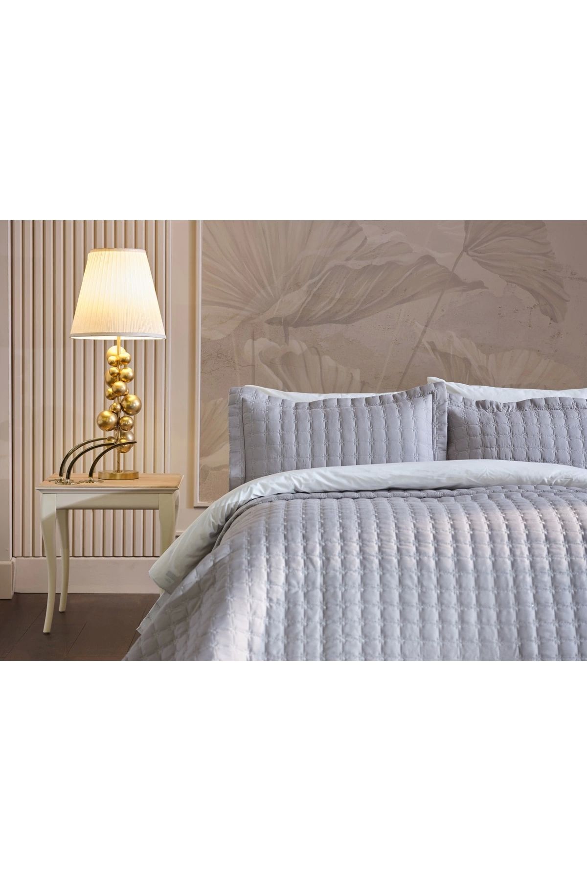Doqu Home-Flash Double Bedspread - Gray 3