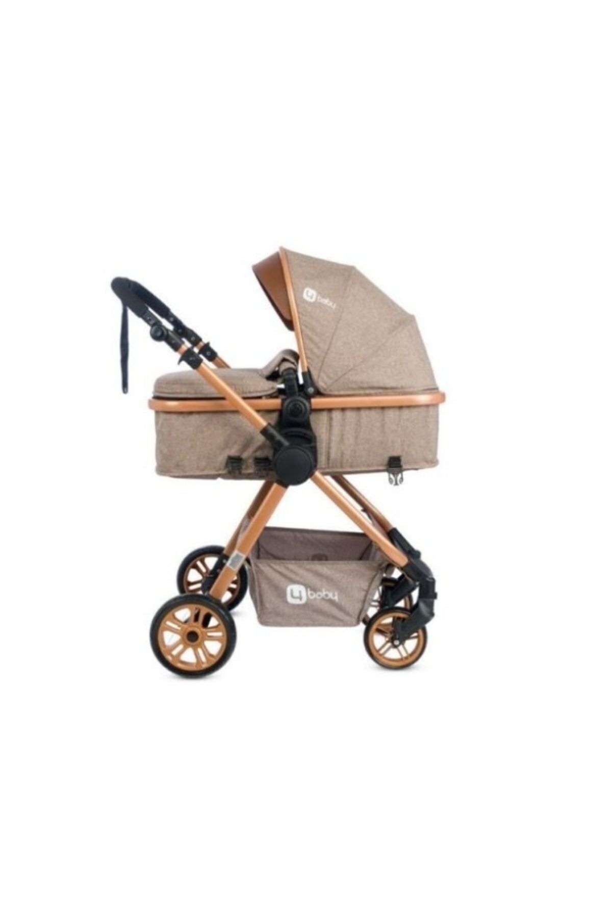 Moda Bebekler 2024 Yeni Nesil Comfort Gold Travel Sistem Bebek Arabası Pusetli 3