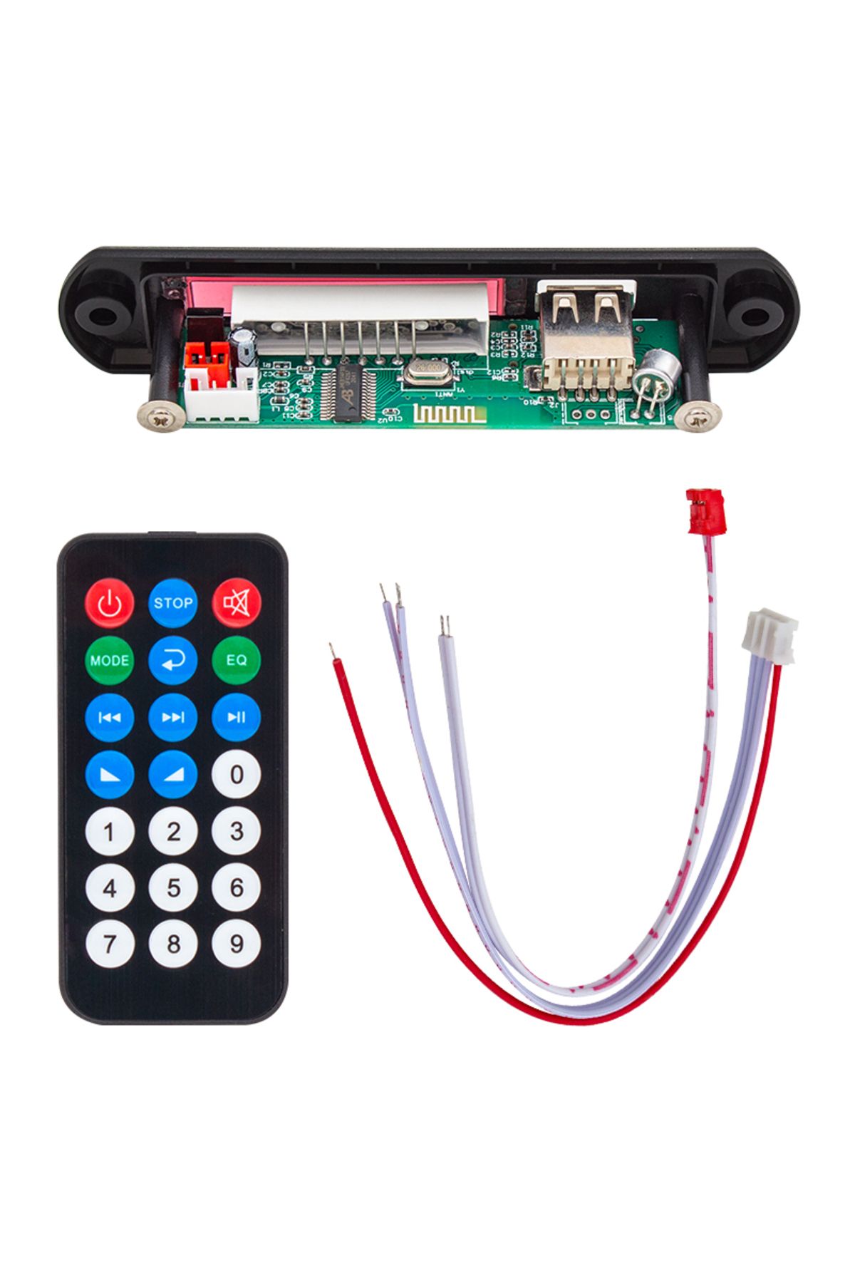 CEKAVE-MAGICVOICE M515 - Auto Tape Converter with USB/SD/MIC/BLUETOOTH Remote and Microphone Digital Player 2