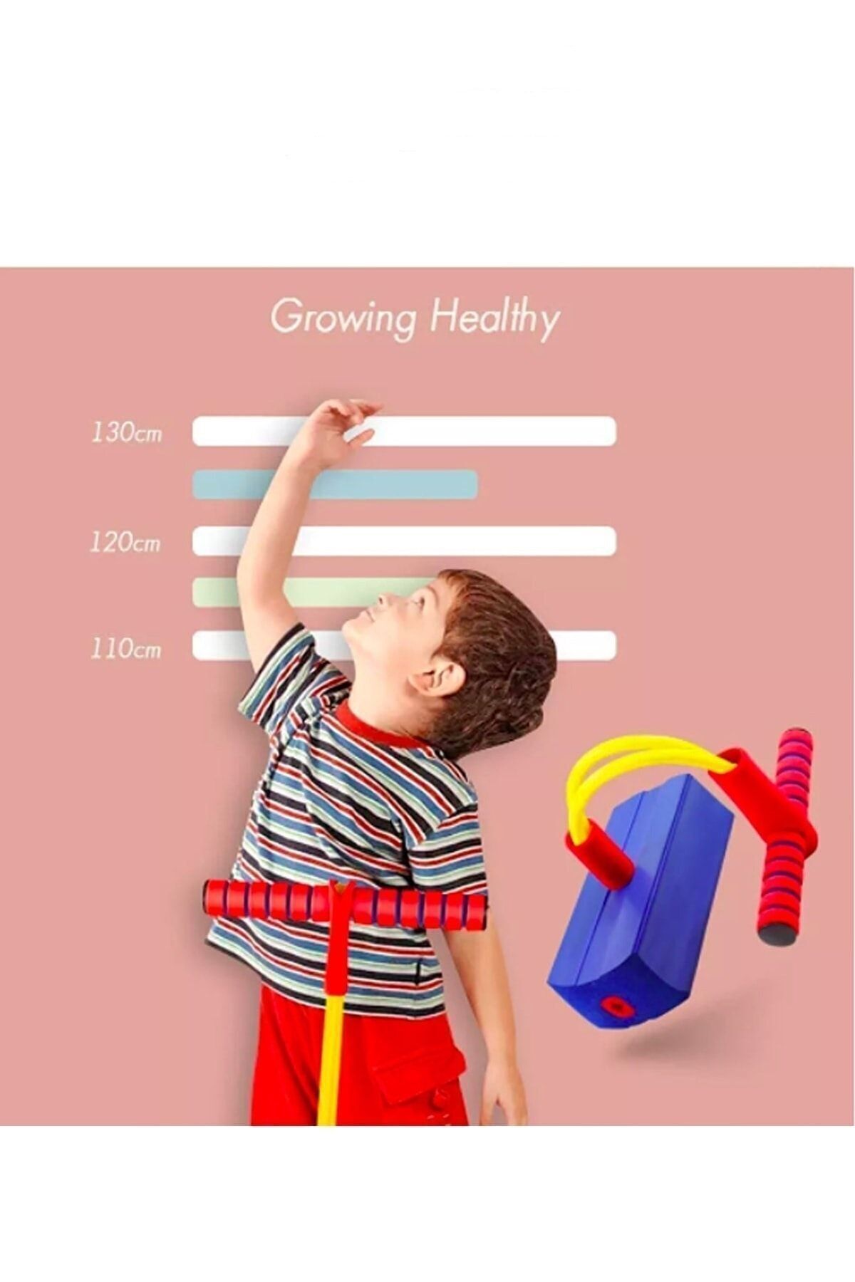 Canderel Çocuklar Için Atlama Zıplama Oyuncağı Boy Uzatıcı Eğitici Fiziksel Zihinsel Geliştirici Spor Oyun fotoğrafı 4 (önizleme)