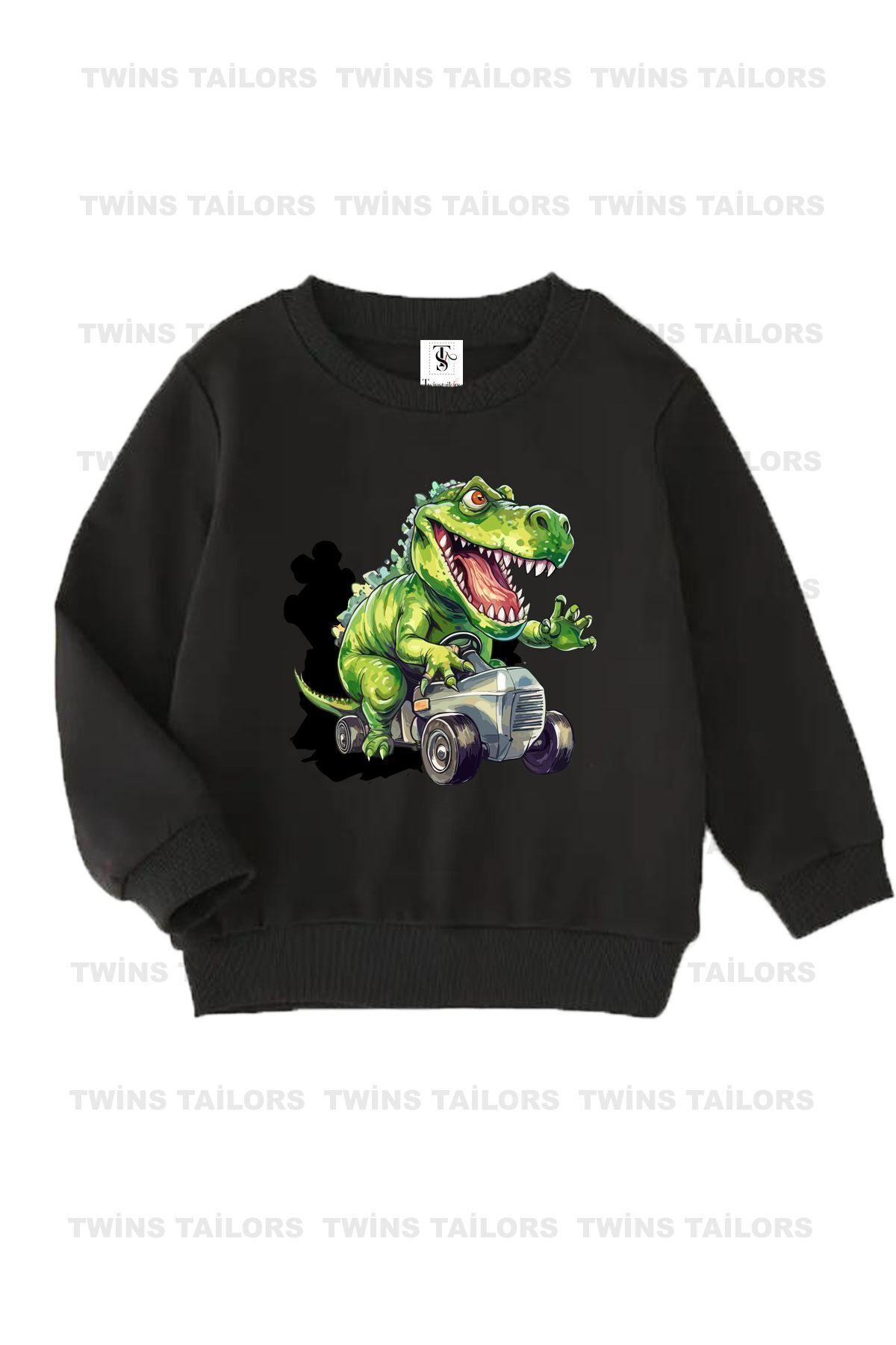 سویشرت پسرانه مشکی twins tailors | twinsstalrss35466 اورجینال - تصویر 4