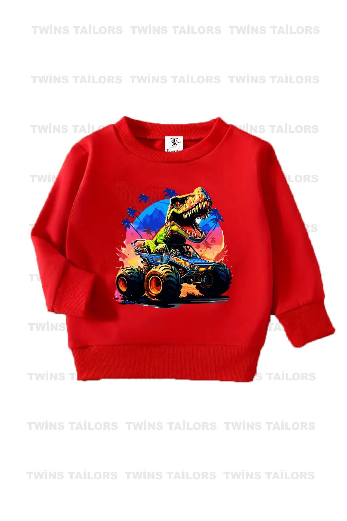 سویشرت پسرانه مشکی twins tailors | twinsstalrss35466 اورجینال - تصویر 2