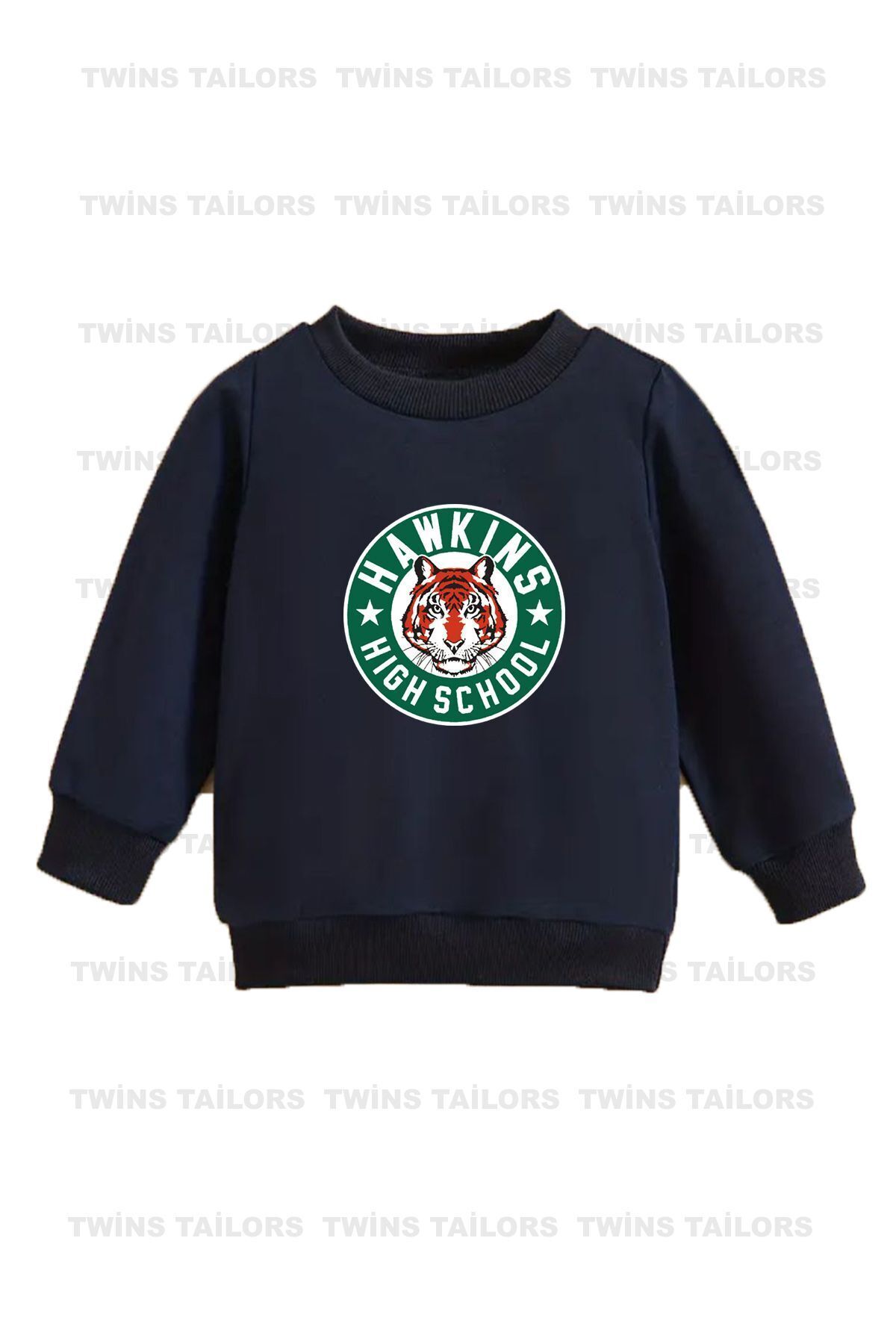 سویشرت پسرانه آبی سرمه ای twins tailors | twinsstalrss35466 اورجینال - تصویر 6