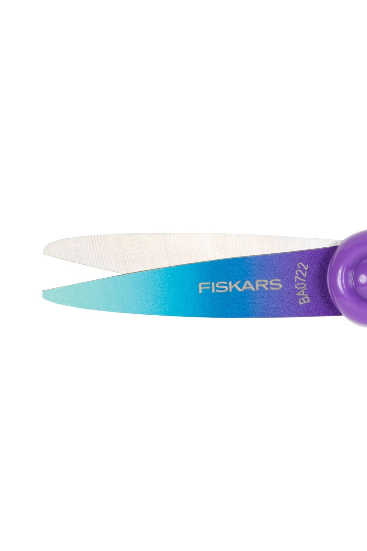 FiSKARS-Purple Big Children's Scissors - 15 Cm 3