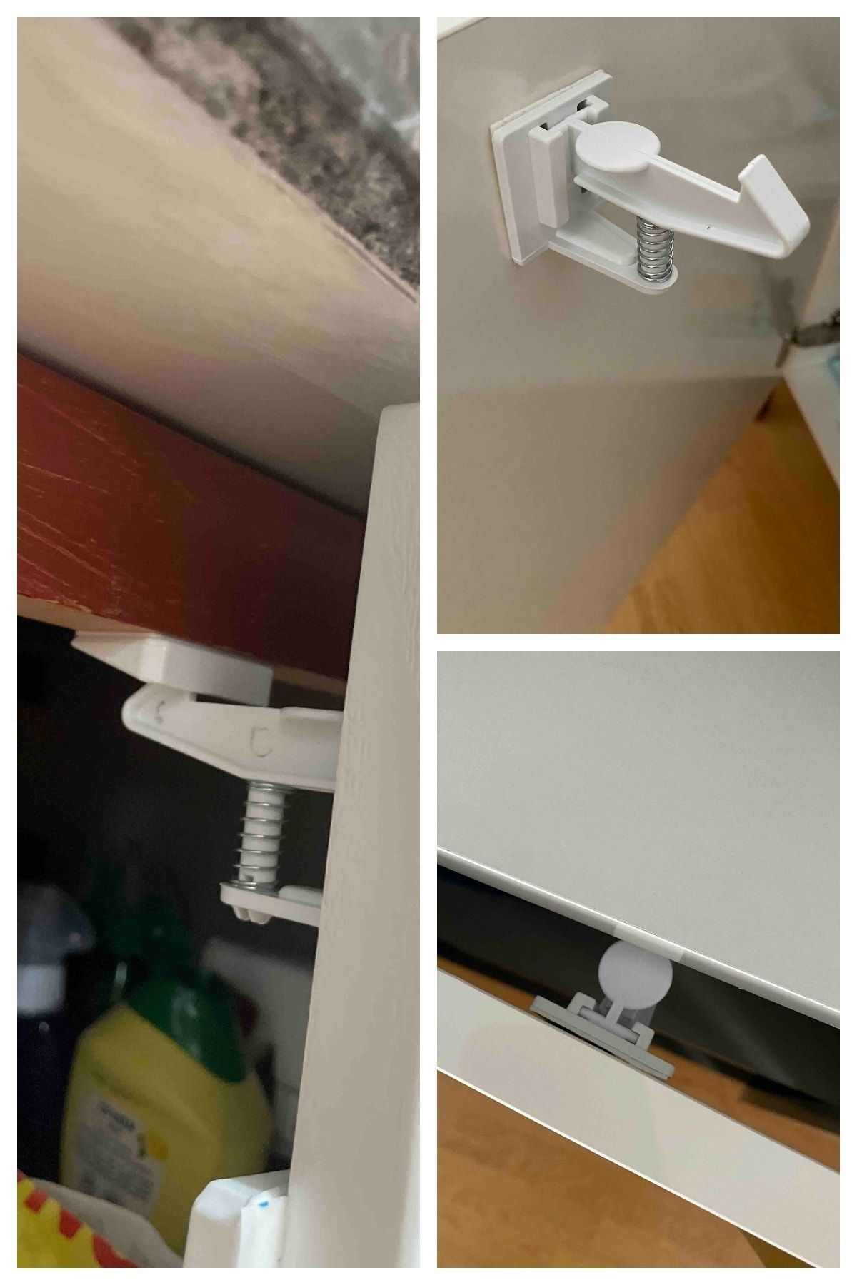 Baby Lock 5 Adet Bebek Çocuk Kilit Çekmece Dolap Güvenlik Kilidi - Gizli Dayanıklı Estetik Tasarım fotoğrafı 3 (önizleme)