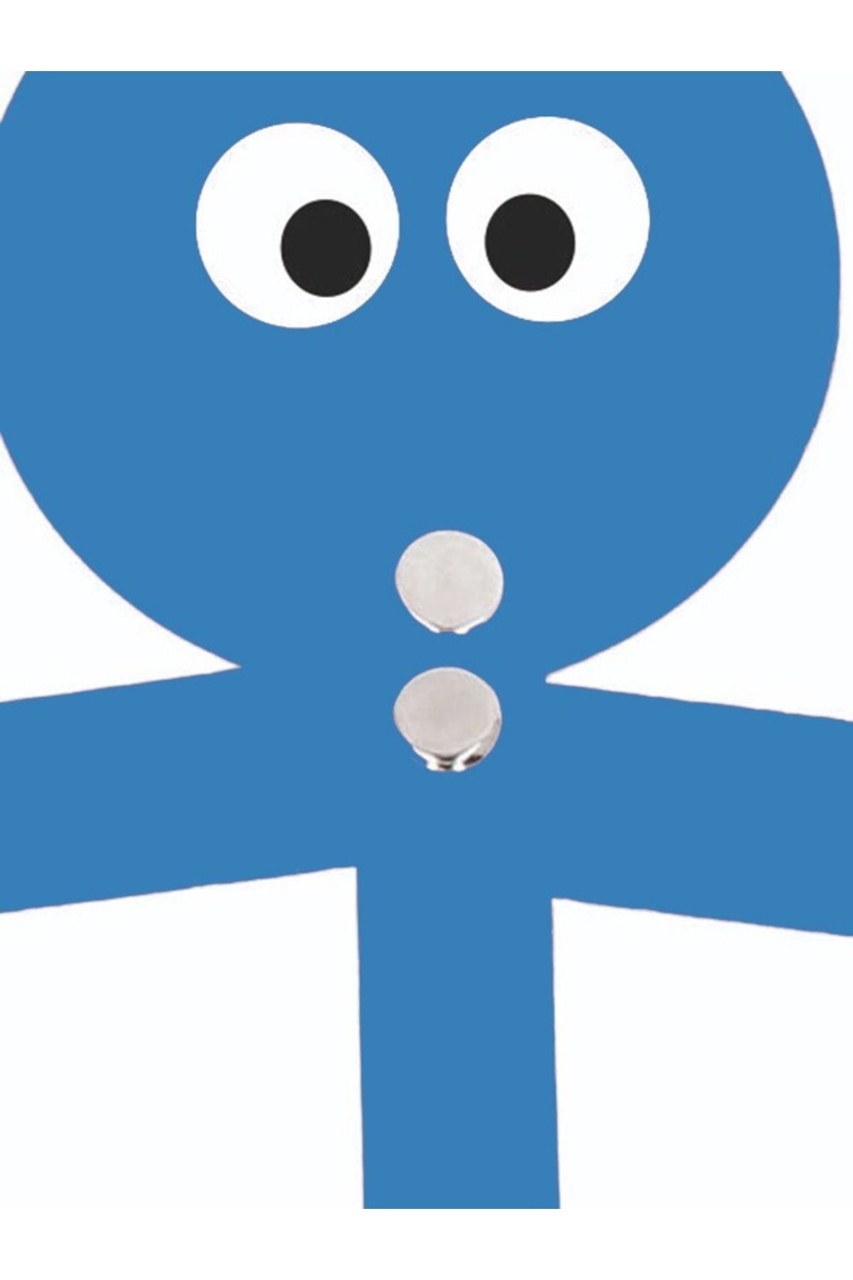 BYENS Mavi Ahşap Eğitici Oyuncak Montessori Çöp Adam Ahşap Oyuncak Ahşap Aktivite fotoğrafı 2 (önizleme)