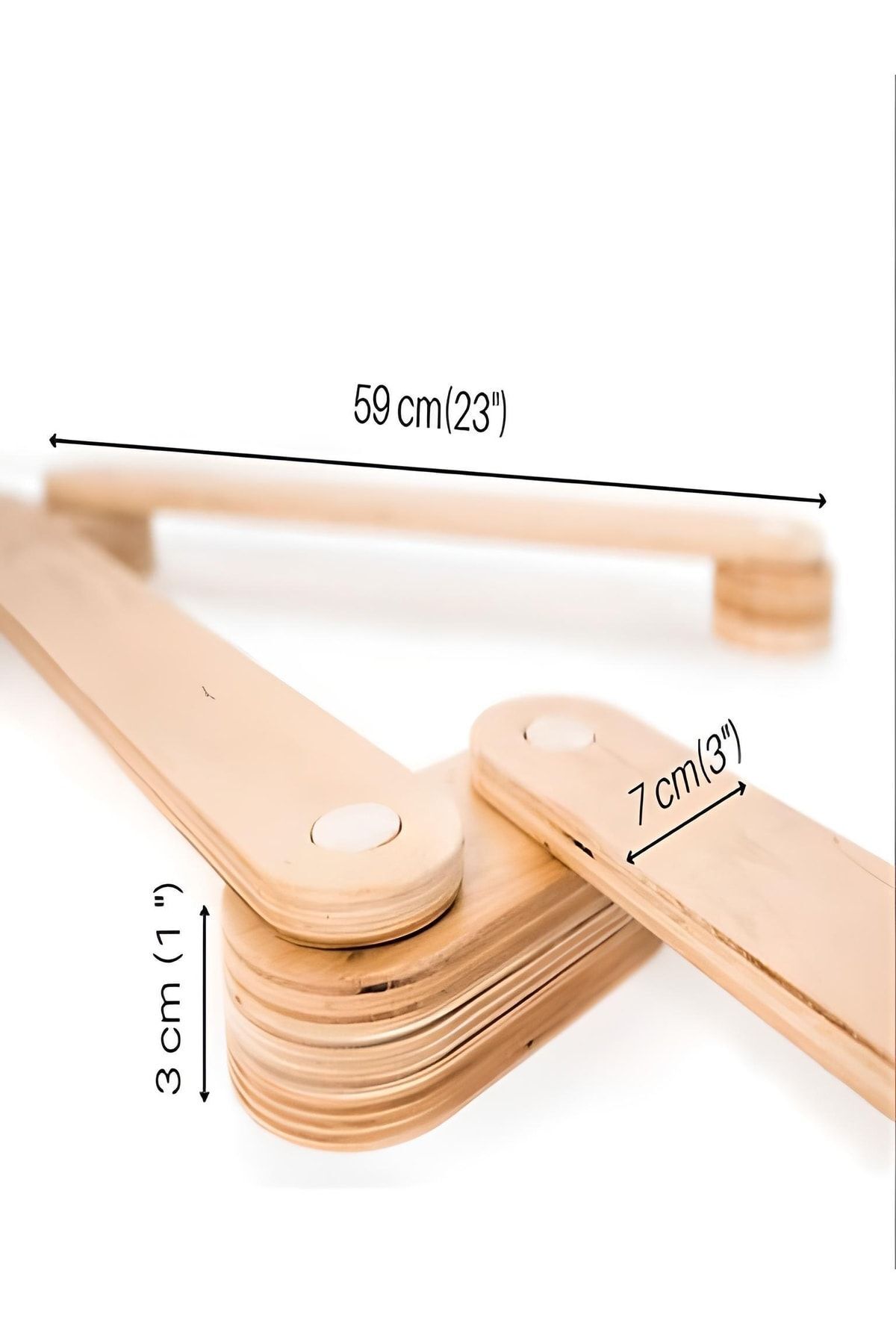 wudie Ahşap 5'li Denge Kirişi, Denge Tahtası, Çocuk Aktivite Oyuncağı Wood Balance Beam fotoğrafı 3 (önizleme)