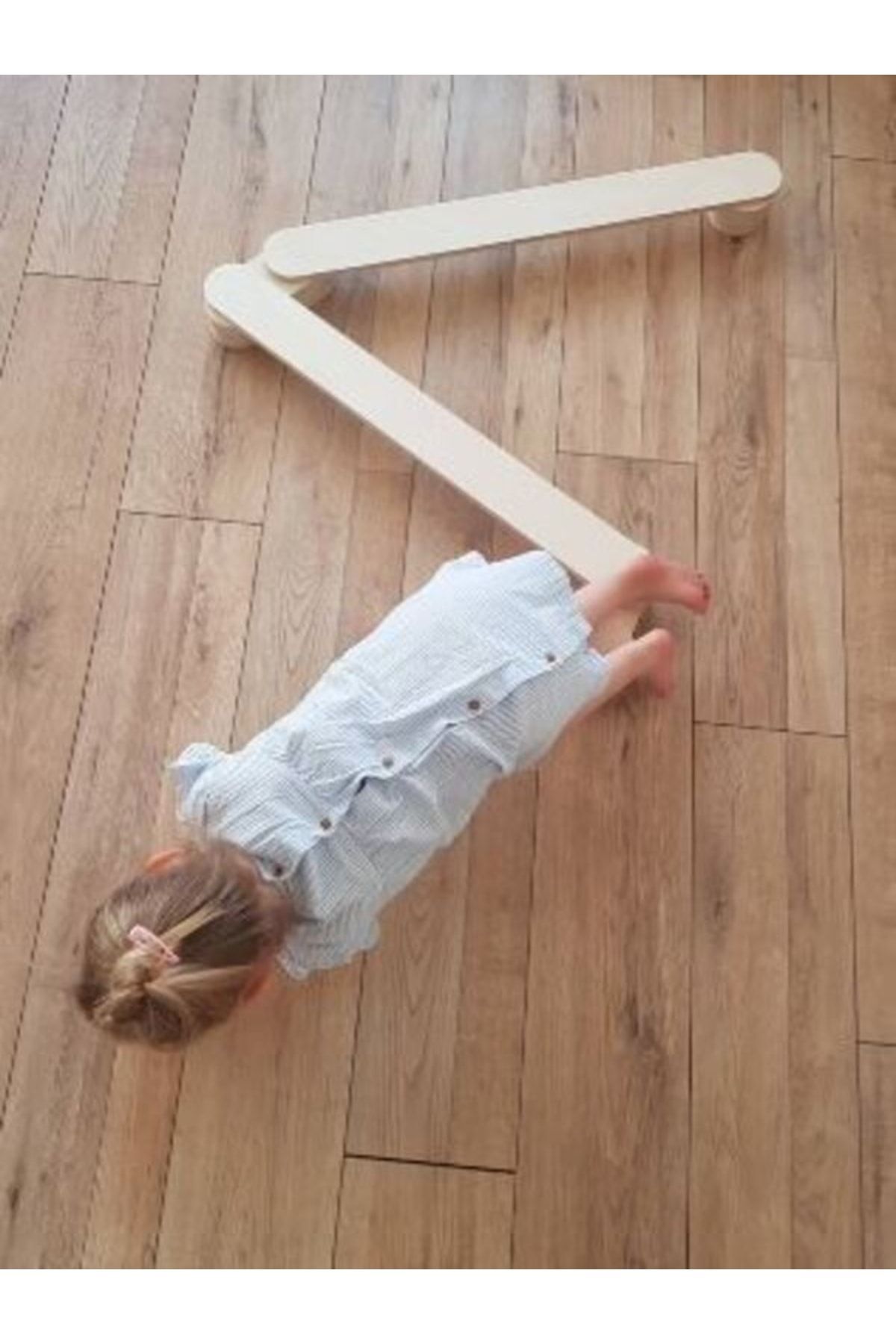 wudie Ahşap 5'li Denge Kirişi, Denge Tahtası, Çocuk Aktivite Oyuncağı Wood Balance Beam fotoğrafı 4 (önizleme)