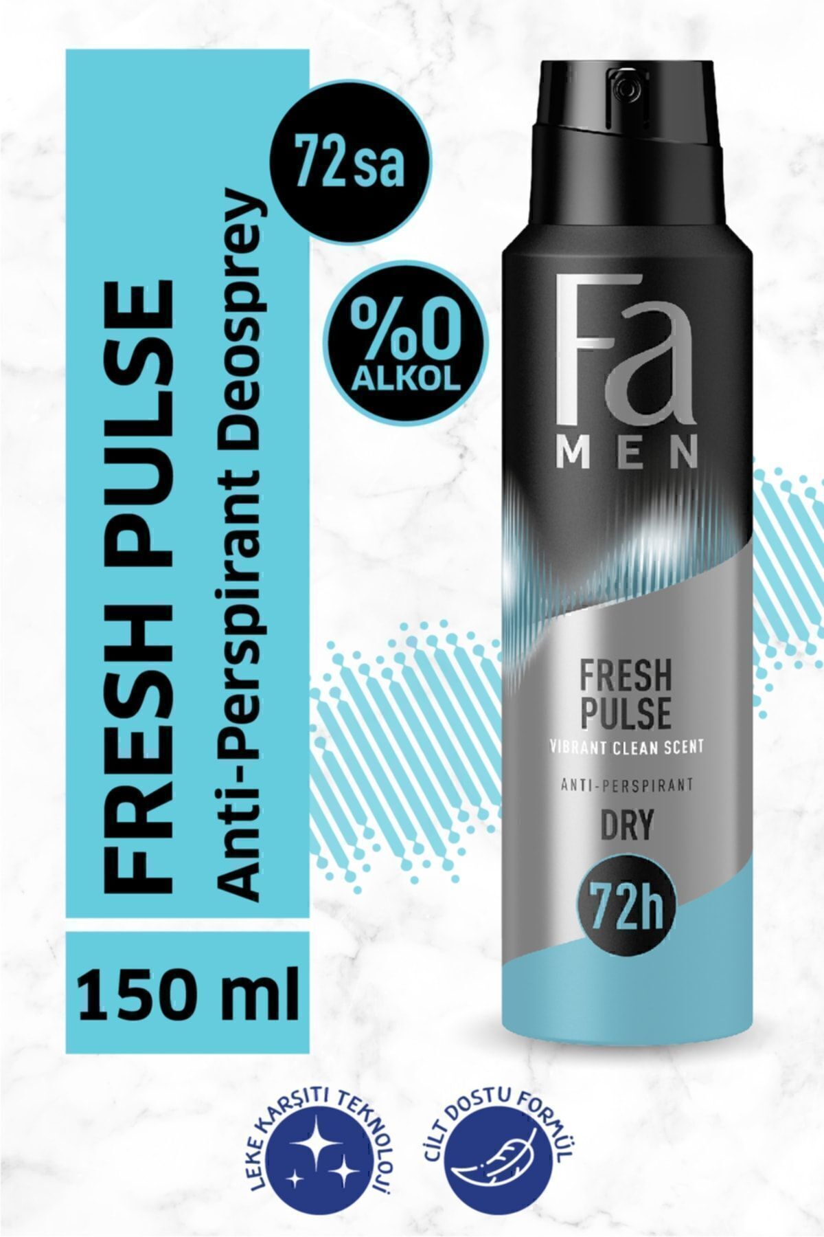 دئوسپری مردانه Fresh Pulse Deosprey 150 میلی لیتری Fa