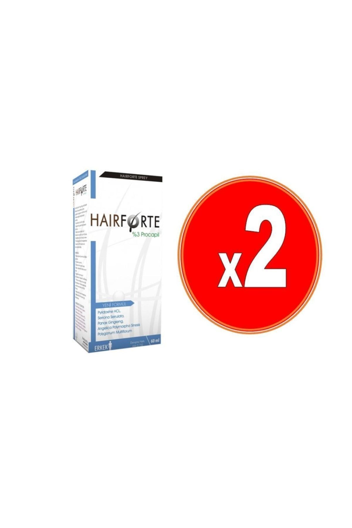 اسپری مردانه 60 میلی لیتر - 2 عدد Hairforte