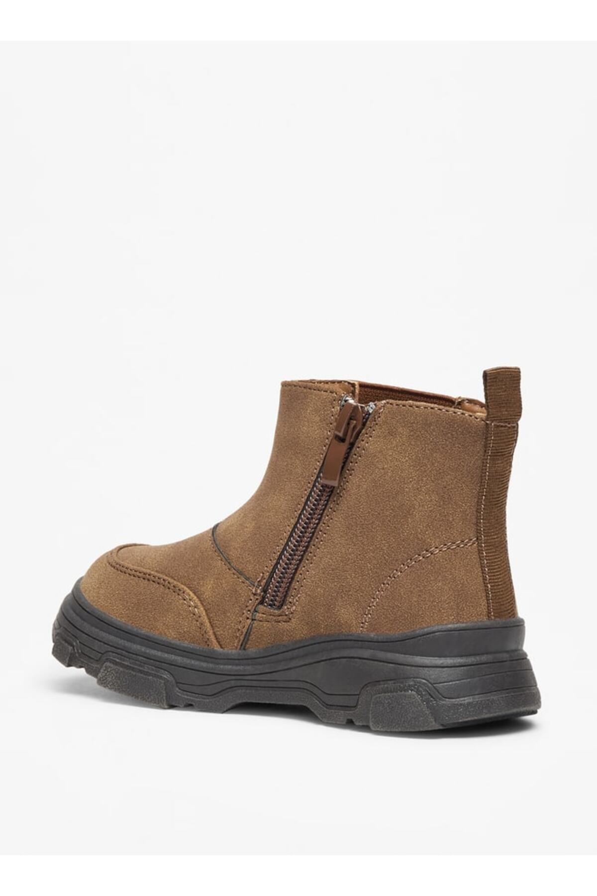 LBL by Shoexpress-Solid High Cut Boots with Zip Closure 3