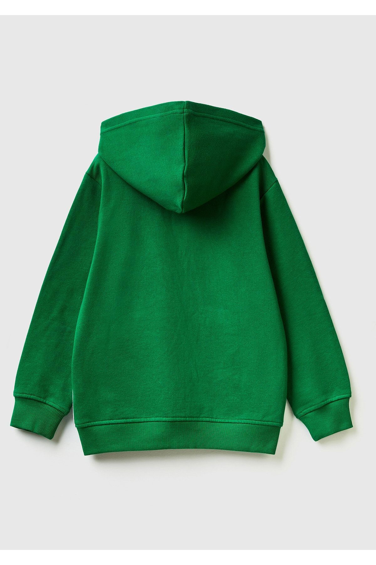 سویشرت پسرانه خاکستری United Colors of Benetton | 223A3J68C502J اورجینال - تصویر 2