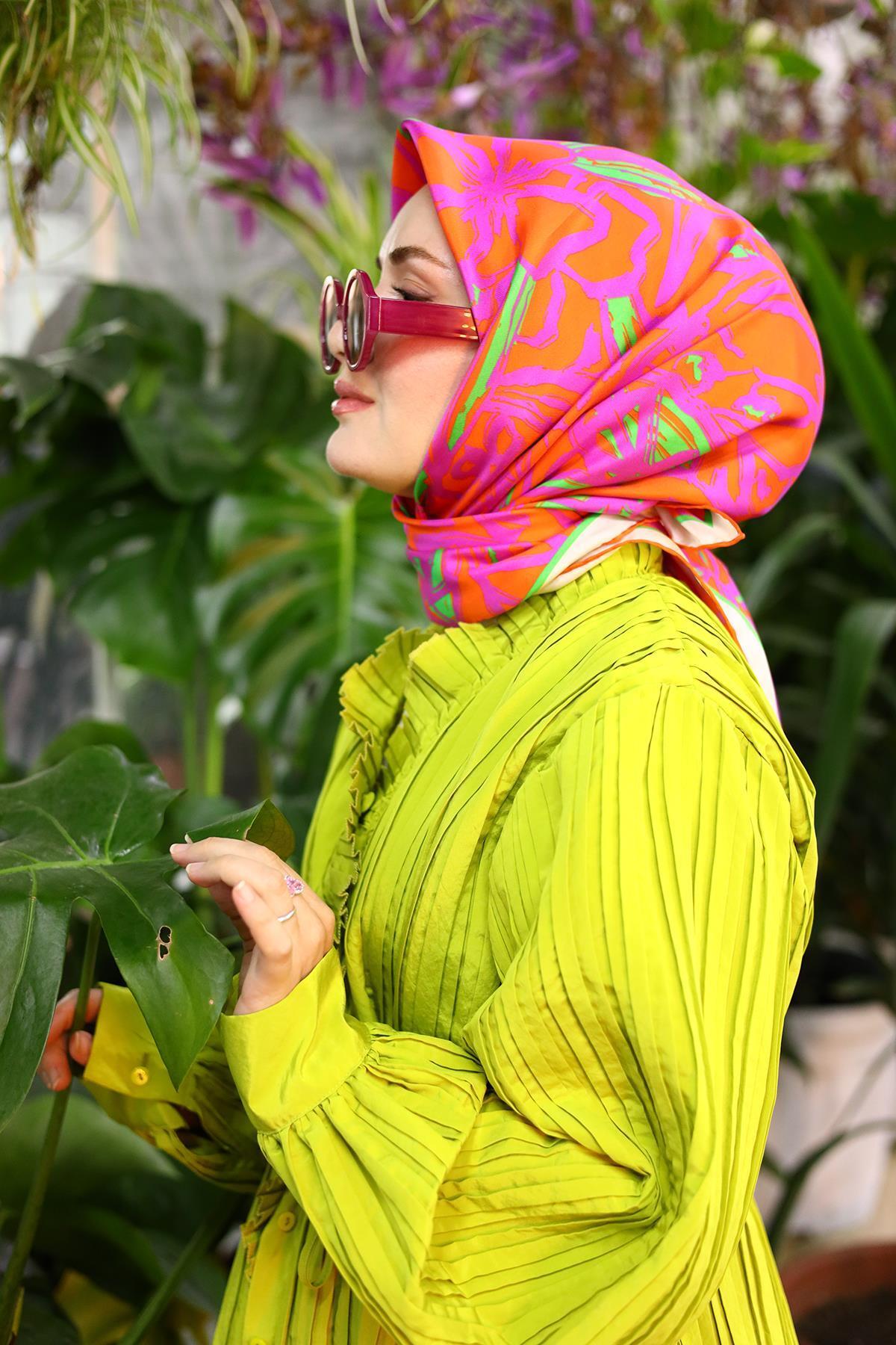 روسری زنانه خانه ابریشم | 11419-67 Silk Home - Image 5