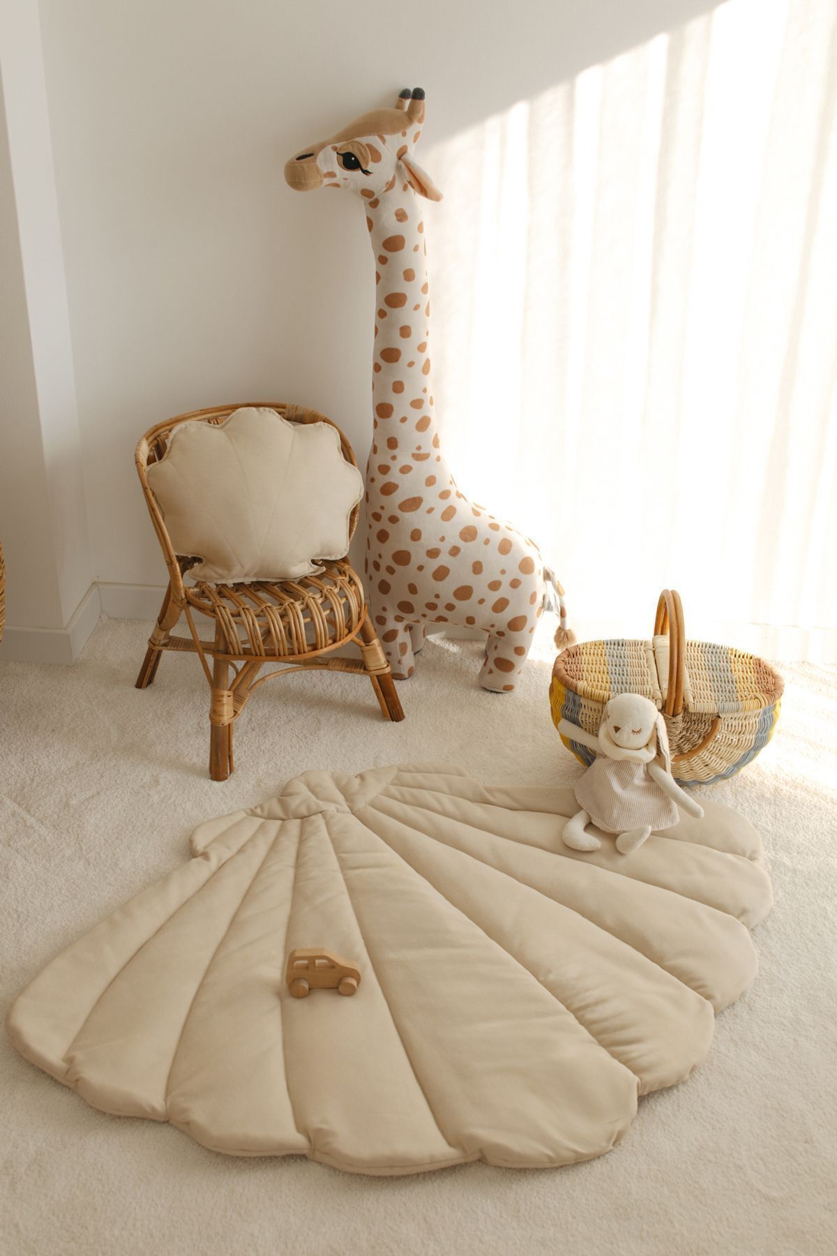 Dear Deer Love Oyun Halısı Bej Shell - Deniz Kabuğu Minder 120x85 Cm fotoğrafı 4 (önizleme)