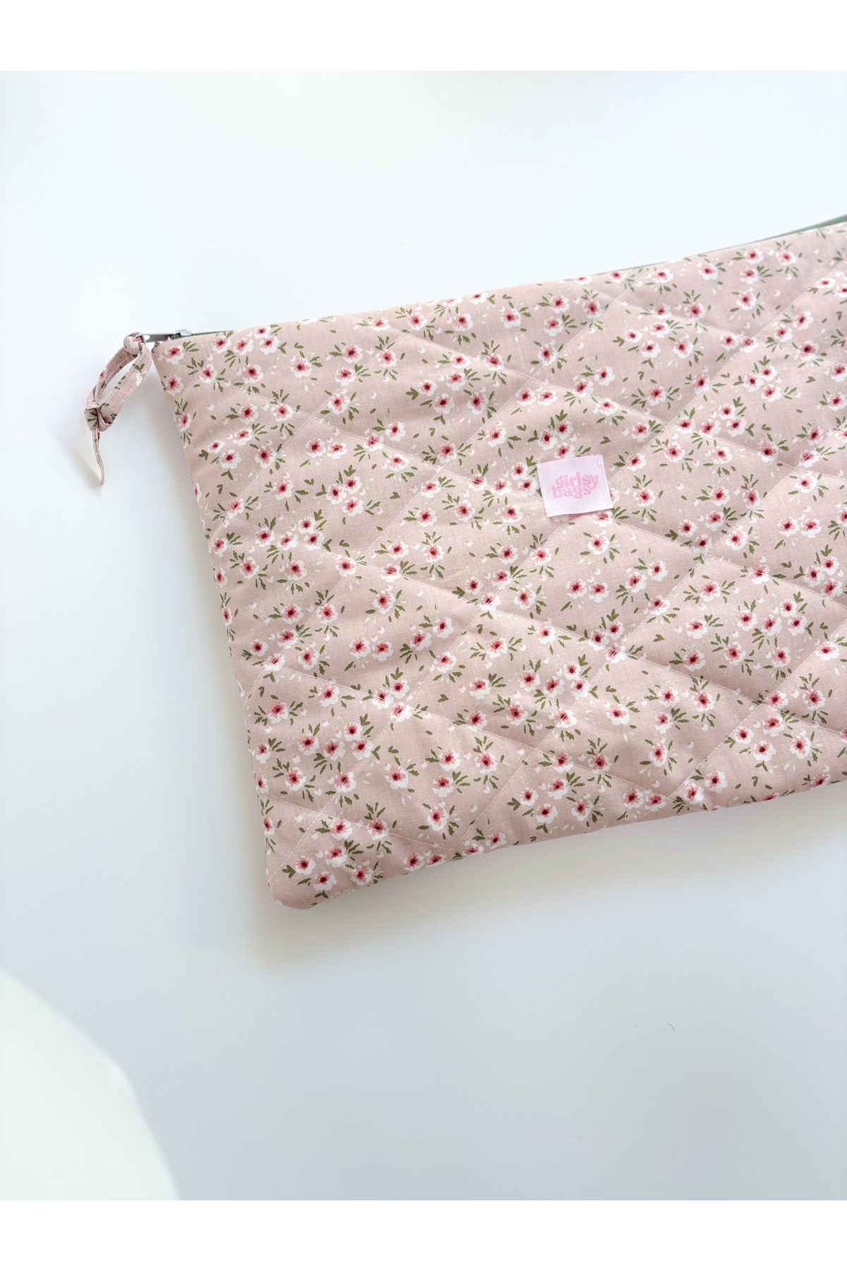 Pembe Çiçekli Macbook Laptop Tablet Kılıfı Kalın Korumalı Aradığınız Tüm İnçler Bilgisayar Kılıfı