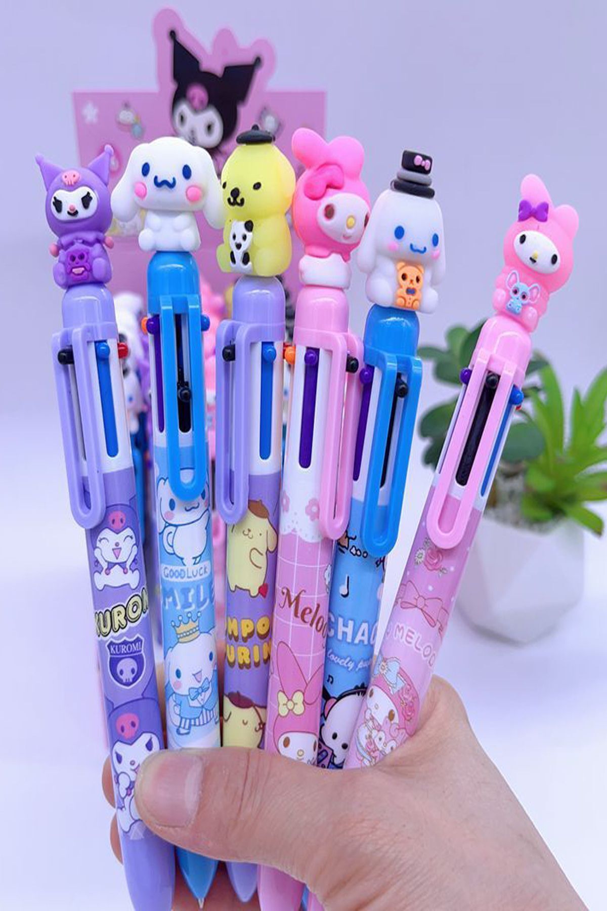 Bold Grup Sanrio Kuromi 6 Renk Tükenmez Kalem 1 ADET - Fiyatı