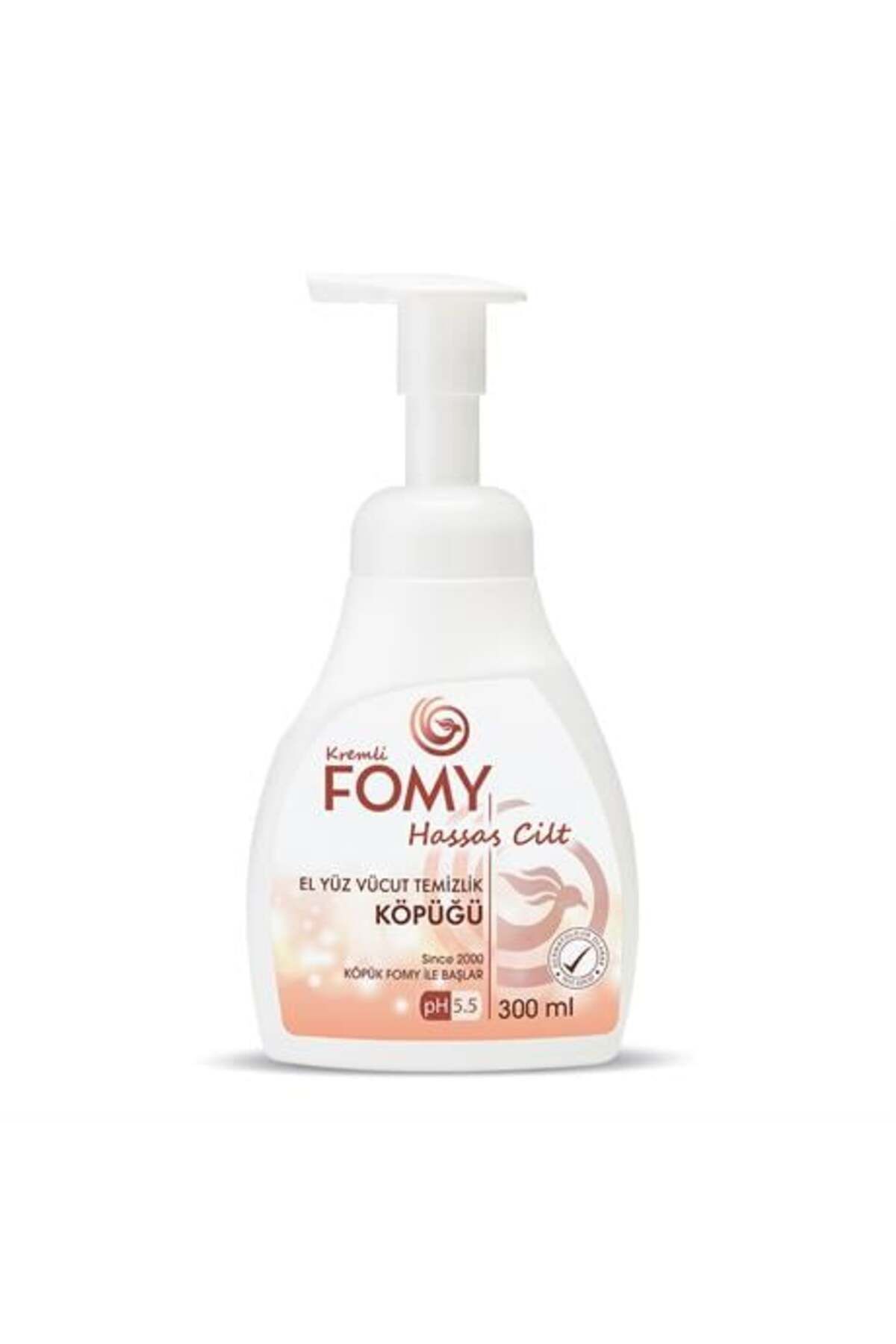 صابون فوم کرمی مرطوب کننده و تصفیه کننده قوی برای پوست های حساس، خشک و سخت 300 میلی لیتر Fomy
