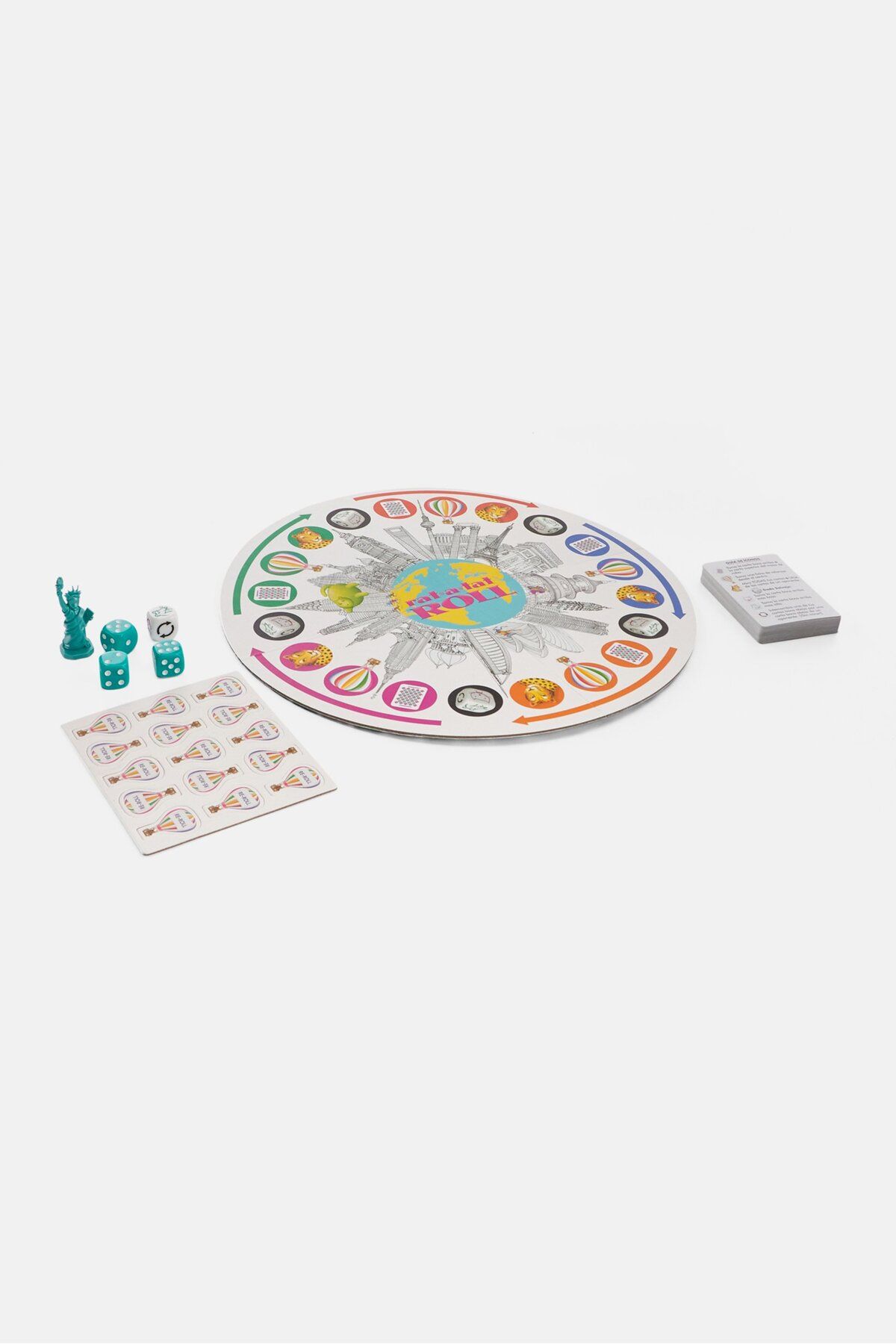 Gamewright-Rat A Tat Roll A Fun Numbers Dice Game, White Combo 5