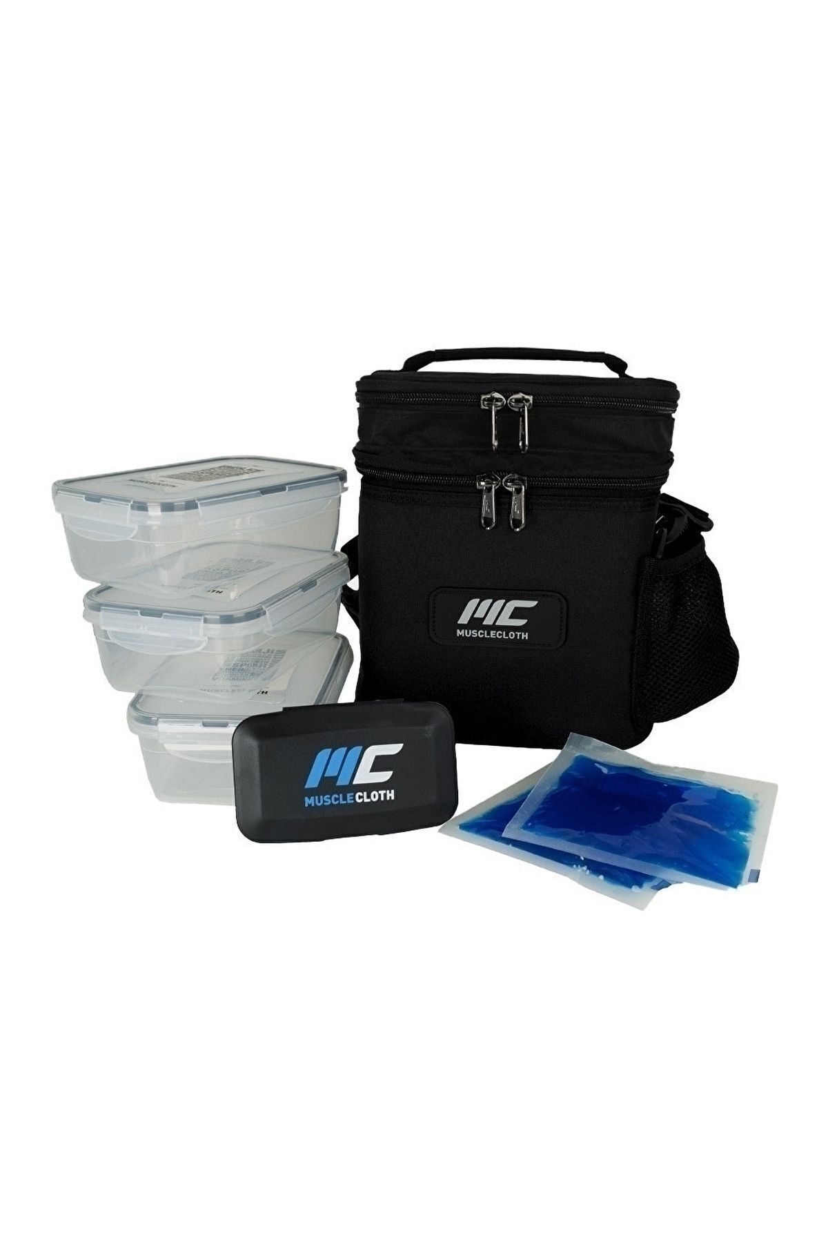 MUSCLECLOTH Termo Çanta Seti Siyah 5 L