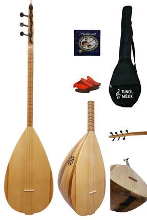 LORE Kısa Sap Bağlama Saz Midi Set (su Geçirmez Kılıf,yedek Tel,mızrap) Çift ...